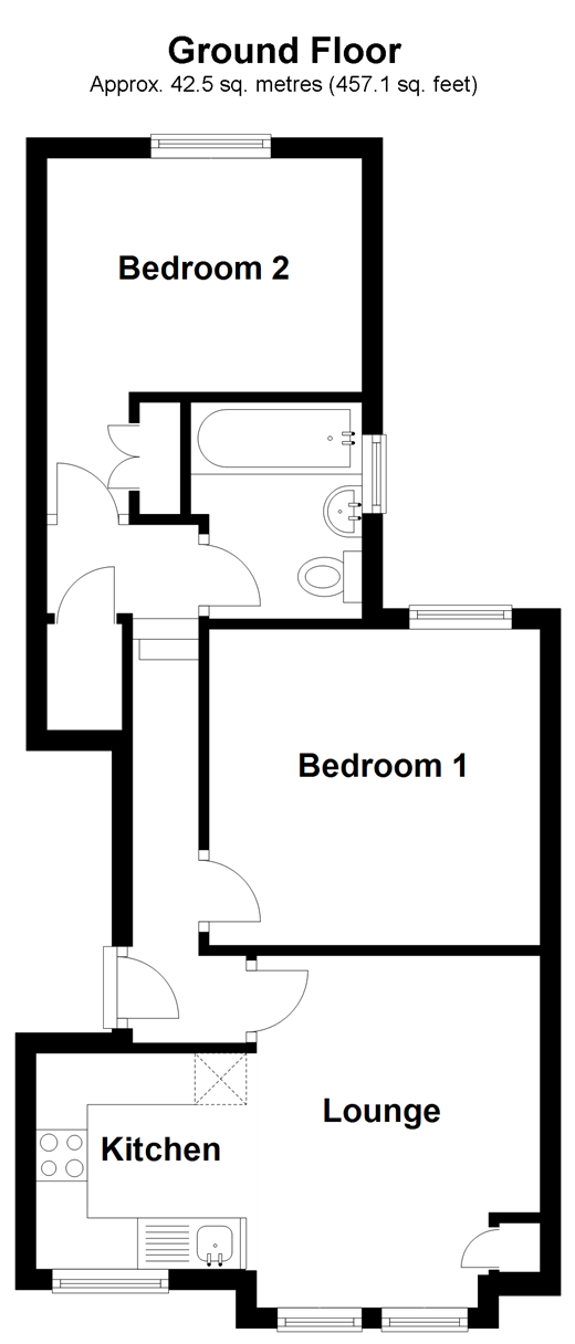 2 Bedrooms Flat for sale in Milner Road, Brighton, East Sussex BN2