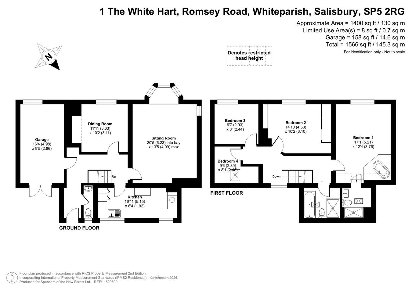 1 The White Hart, Romsey Road, Salisbury floorplan