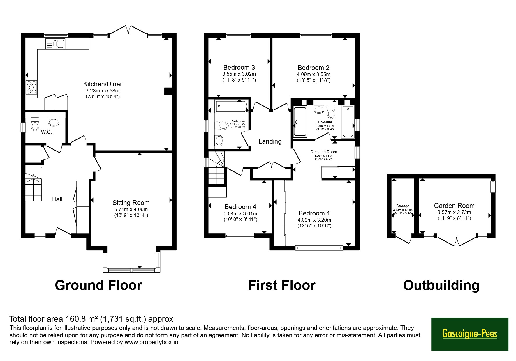 7, Clarence Mews, Surrey floorplan