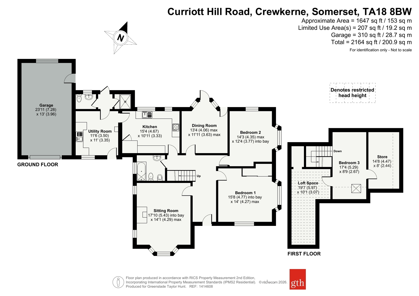 14, Curriott Hill Road, Somerset floorplan