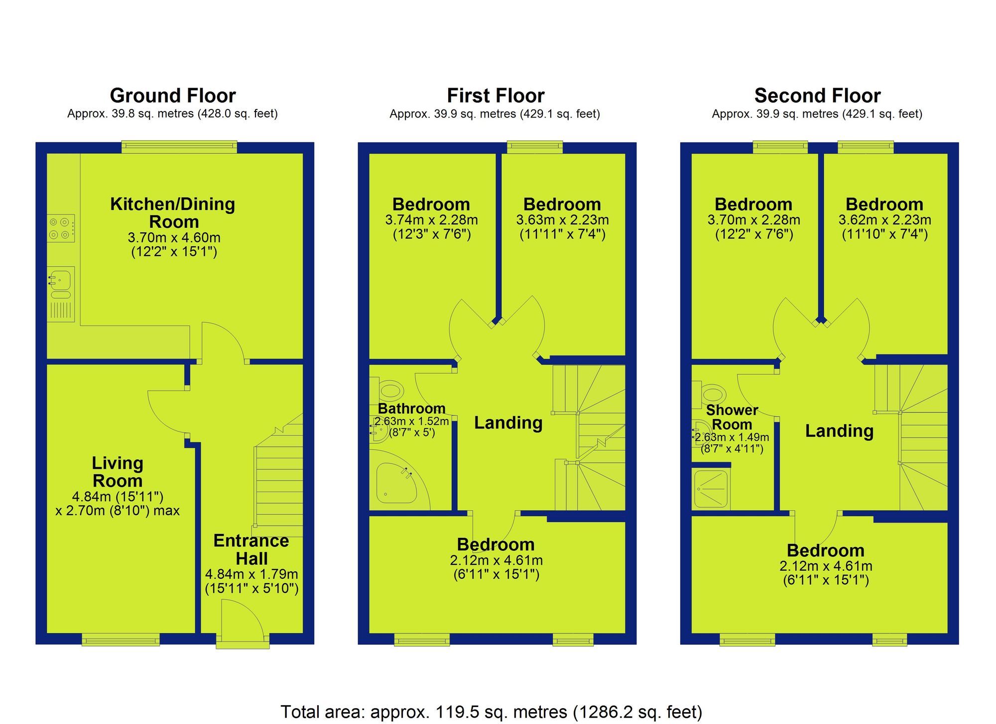 2 Gadd Street, Nottingham floorplan