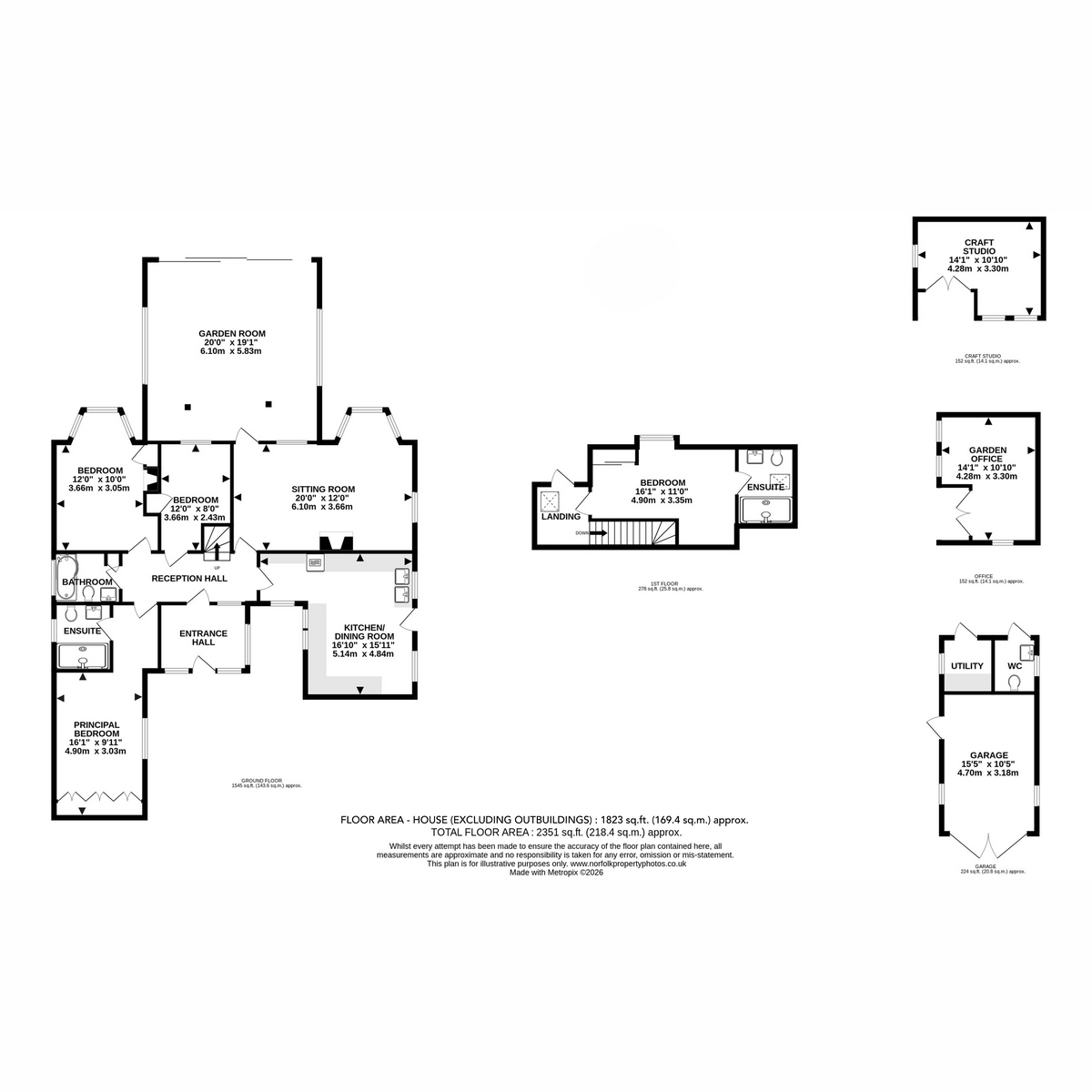 12, Pinewood Close, Norwich floorplan