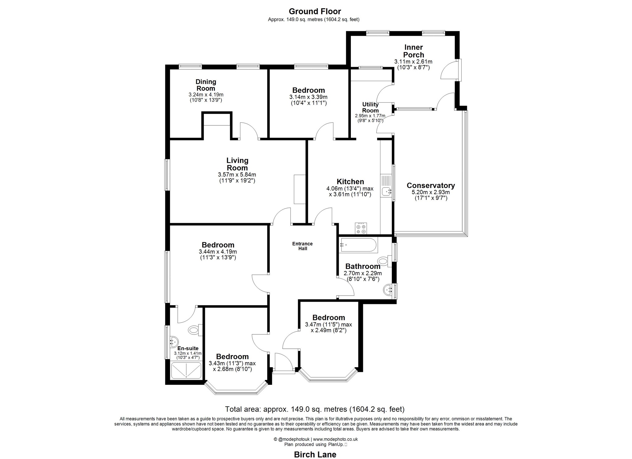 18, Birch Lane, INGATESTONE floorplan