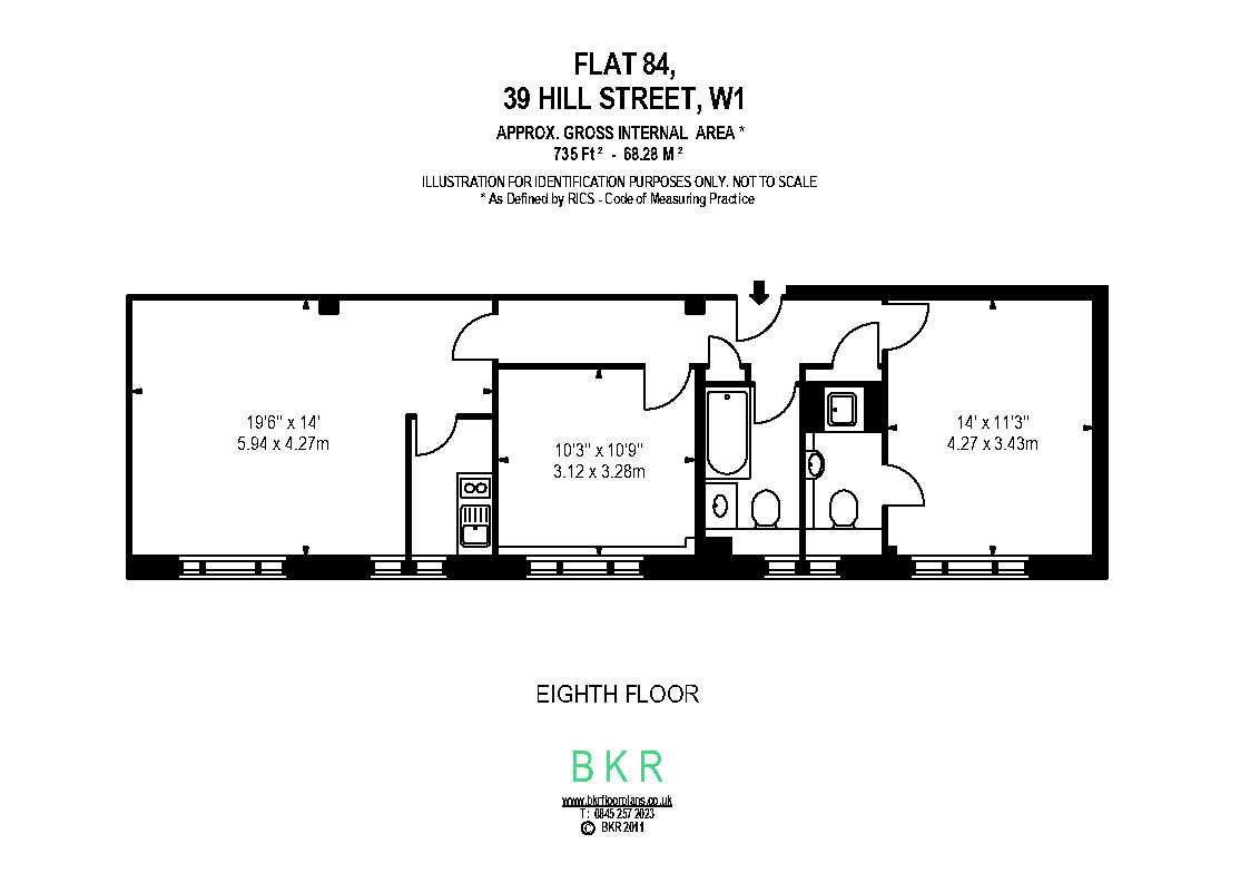 2 Bedrooms Flat to rent in Hill Street, Mayfair, London W1J