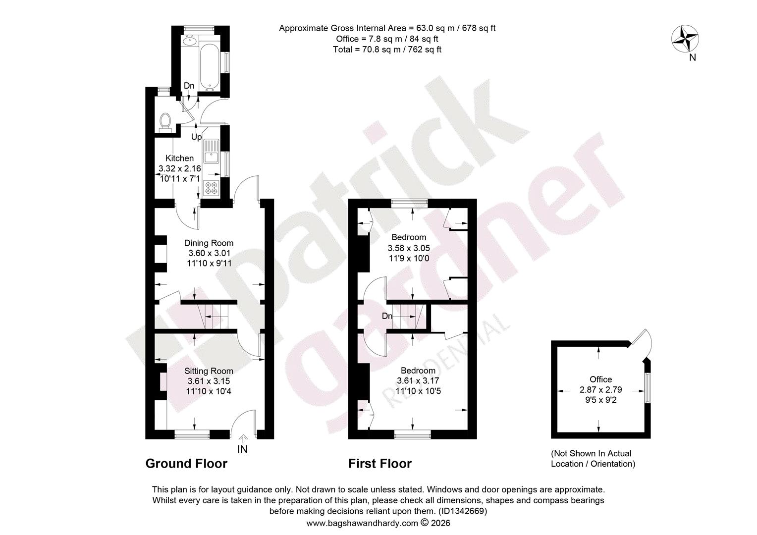 Leslie Road, Dorking floorplan