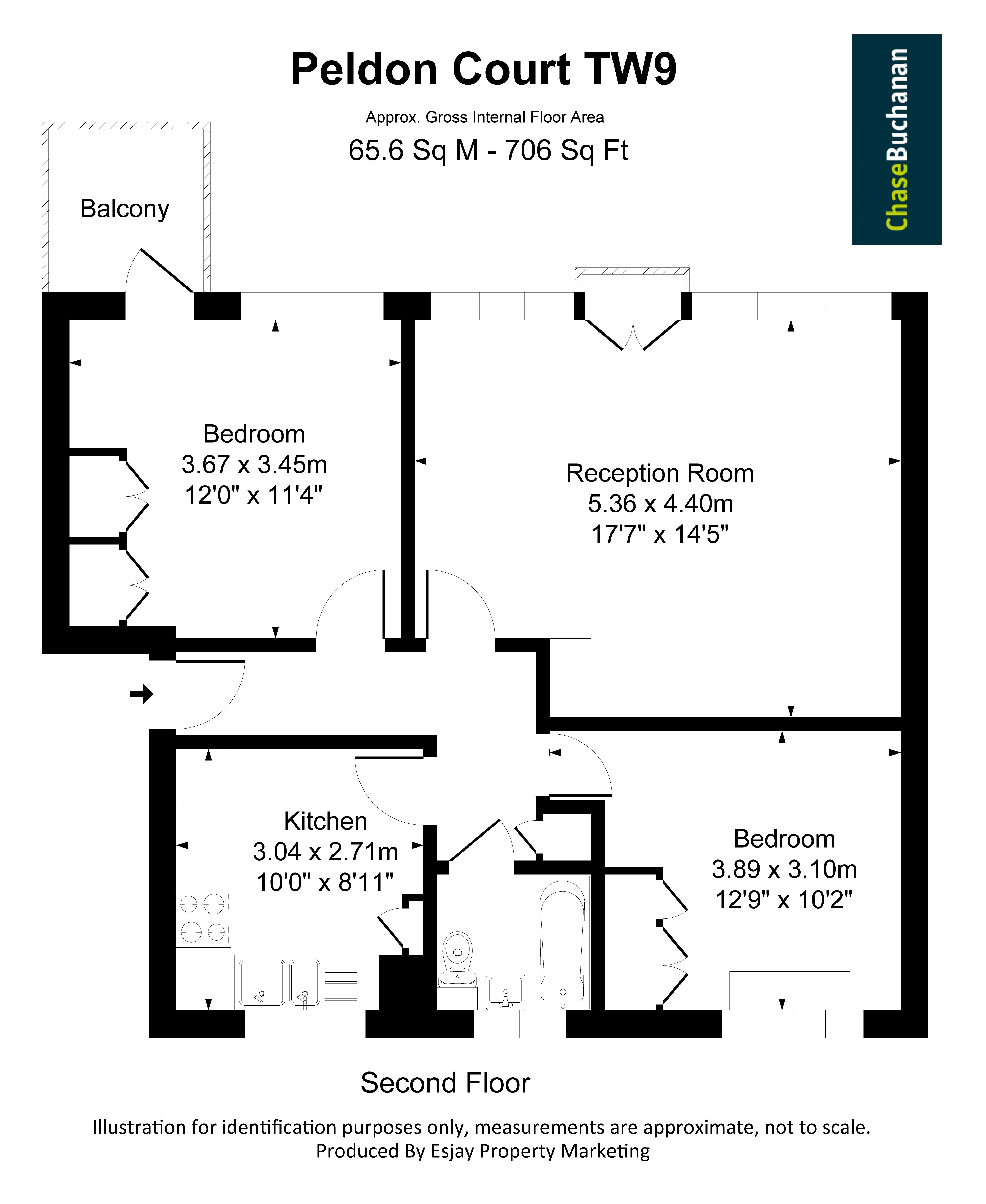 35, Peldon Court, Richmond floorplan