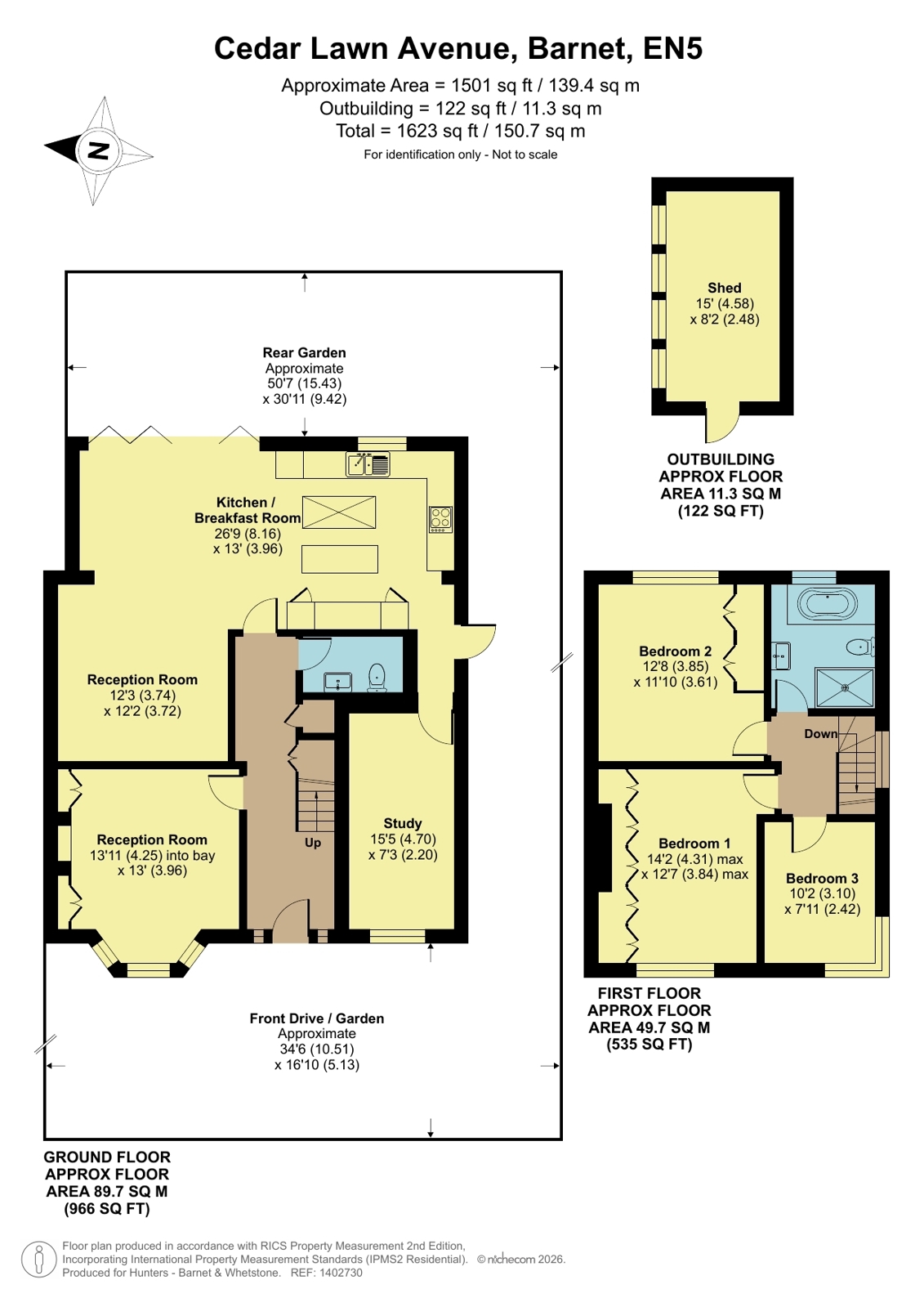 82, Cedar Lawn Avenue, Barnet floorplan
