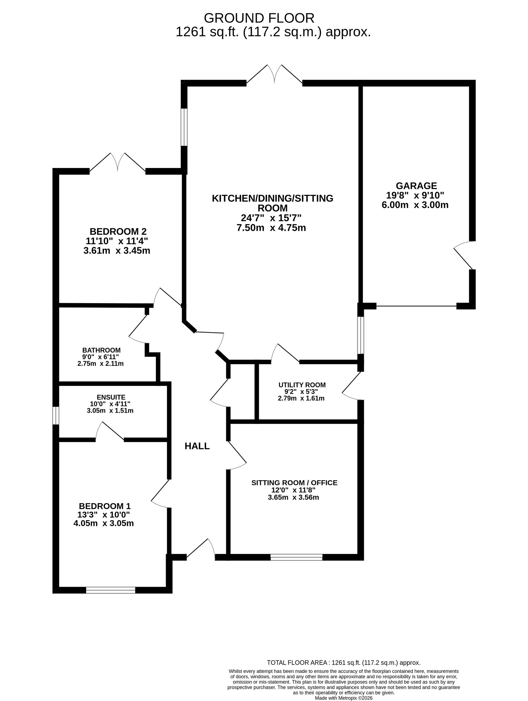 The Laurels, Mill Lane, Stafford floorplan
