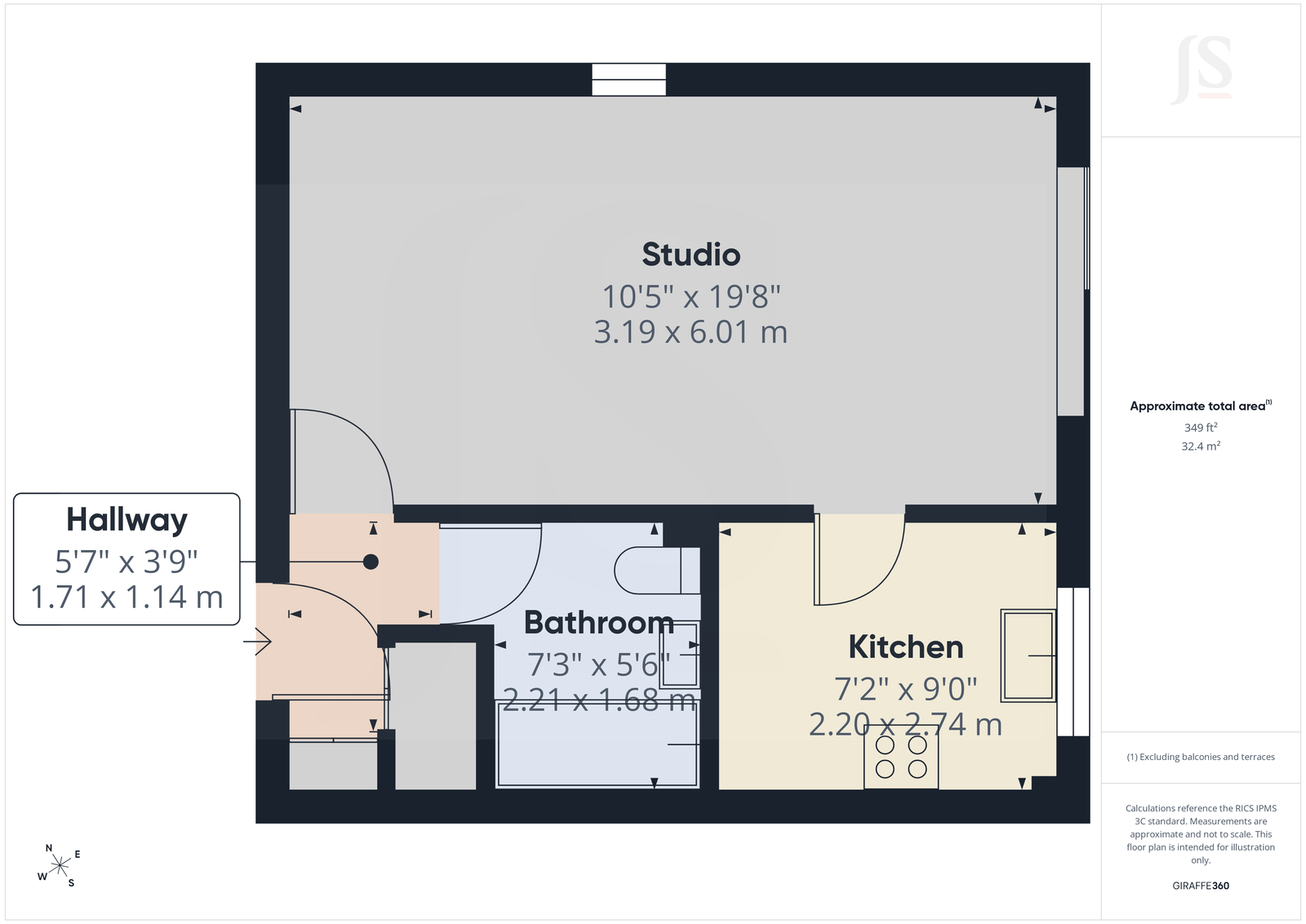 Flat 19 Beech Grove, Old Salts Farm Road, Lancing floorplan