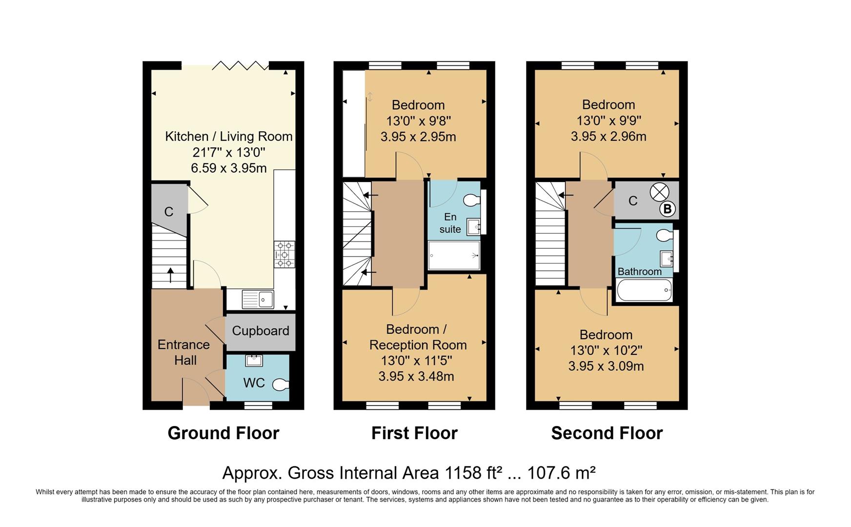 21, Woodland Road, Sevenoaks floorplan