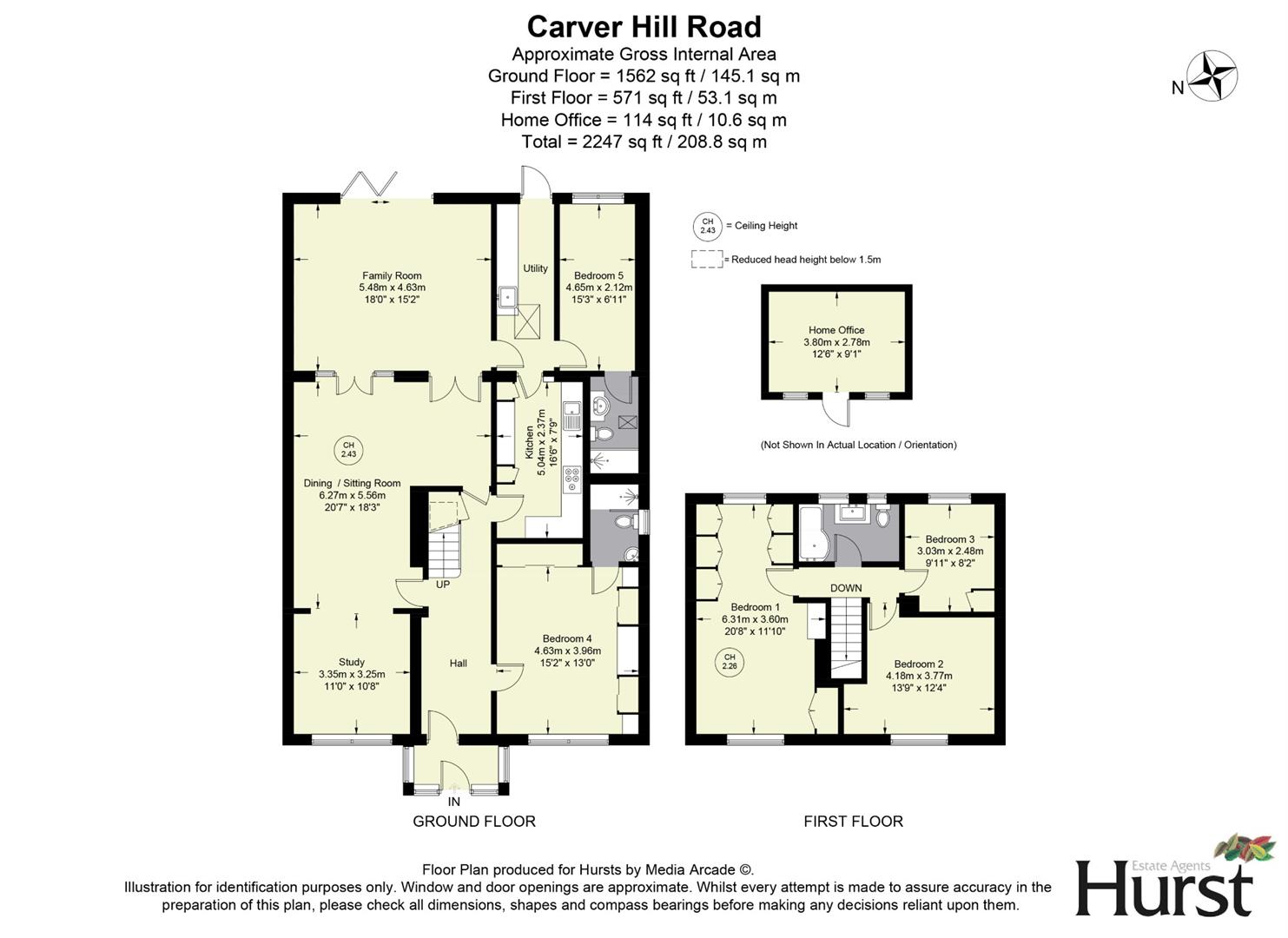 102, Carver Hill Road, High Wycombe floorplan
