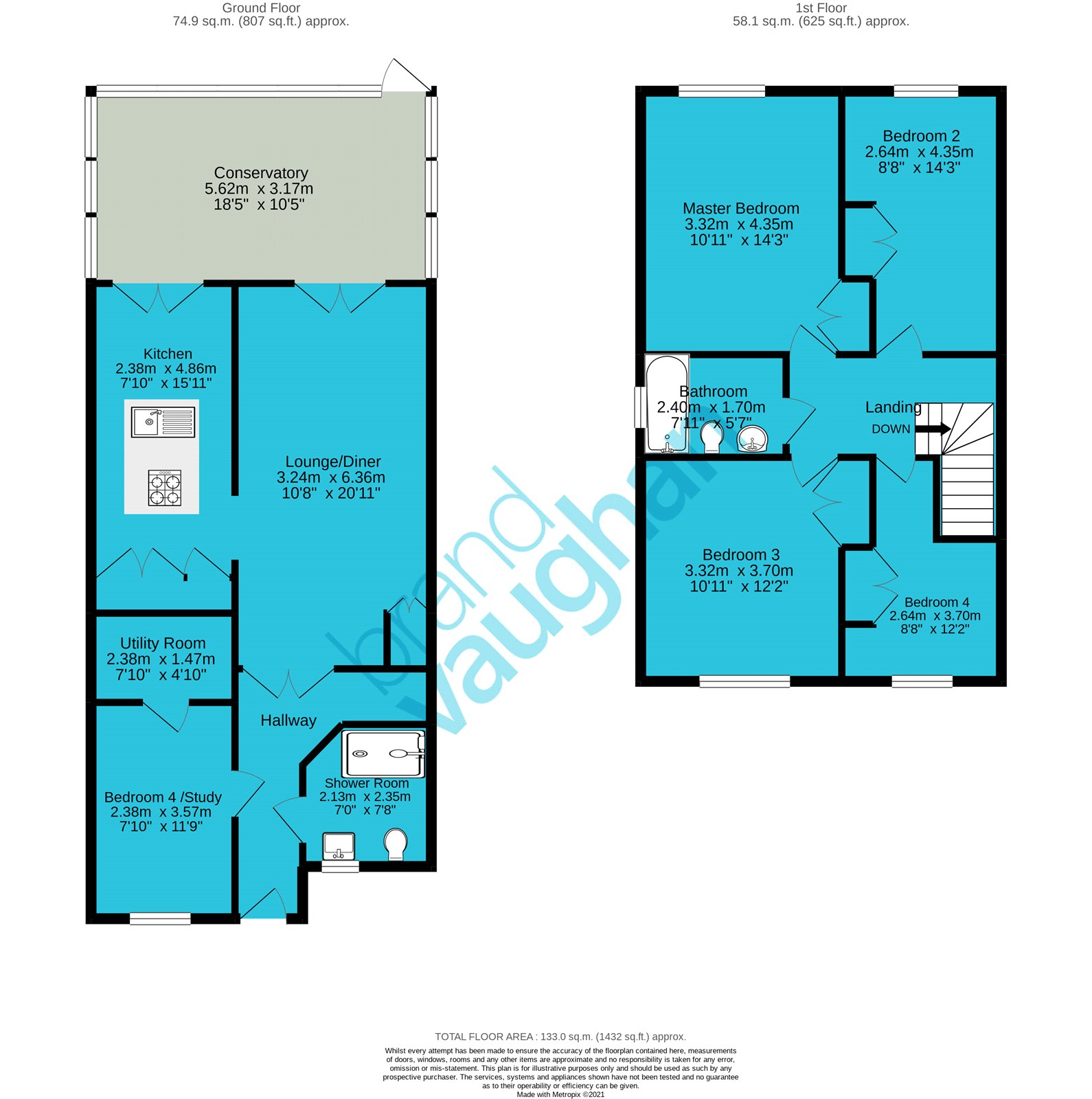 12, Kevin Gardens, Brighton floorplan