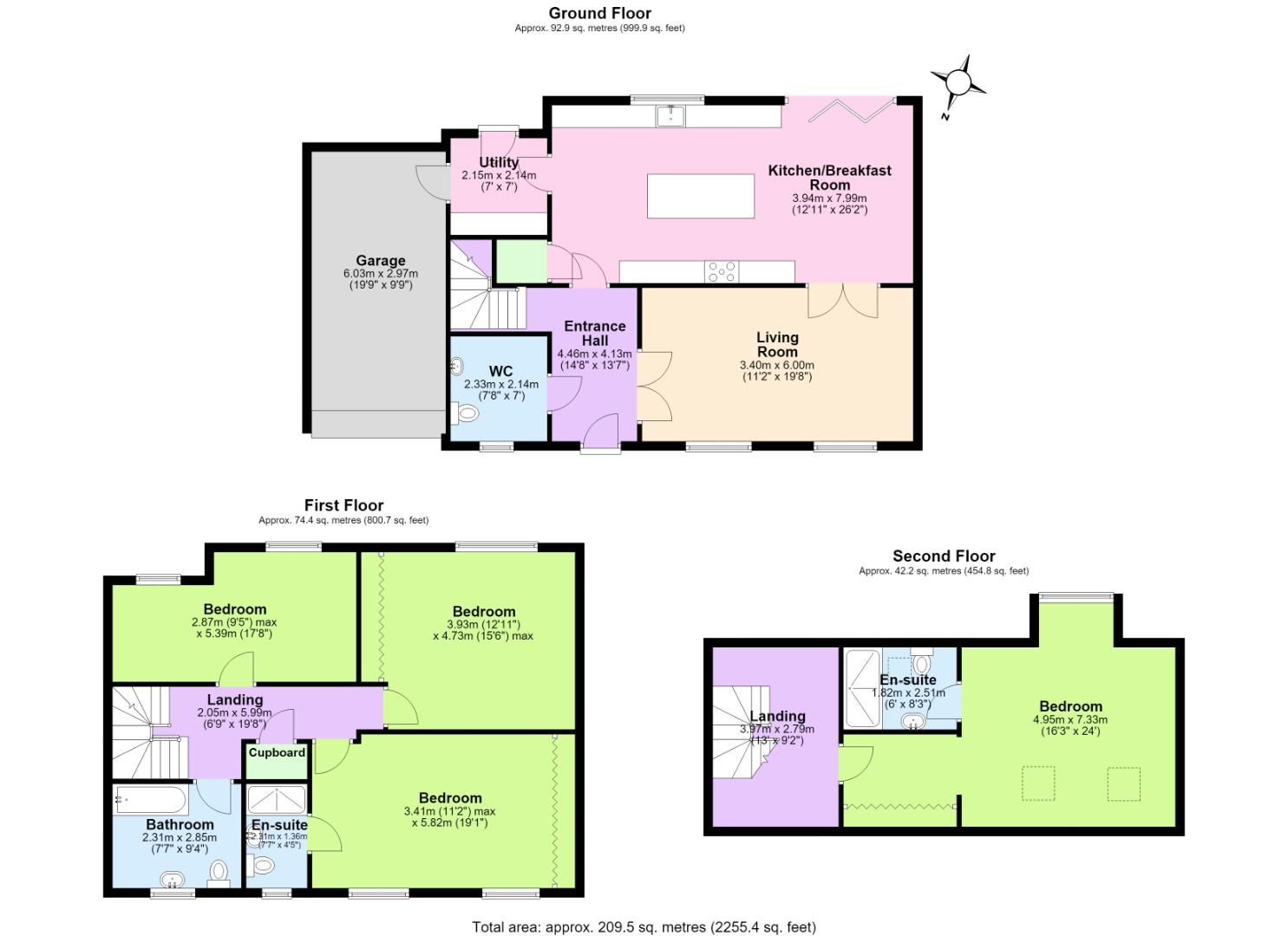 1, Hollybush Close, Swadlincote floorplan