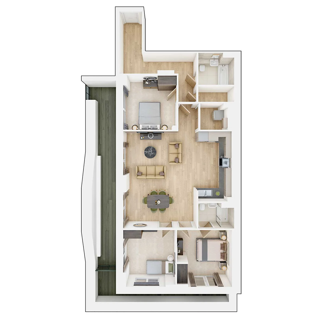 Leven Road, London floorplan