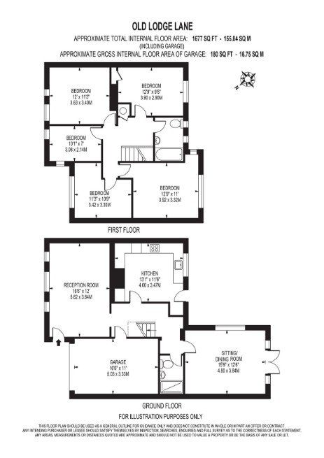 314, Old Lodge Lane, Purley floorplan