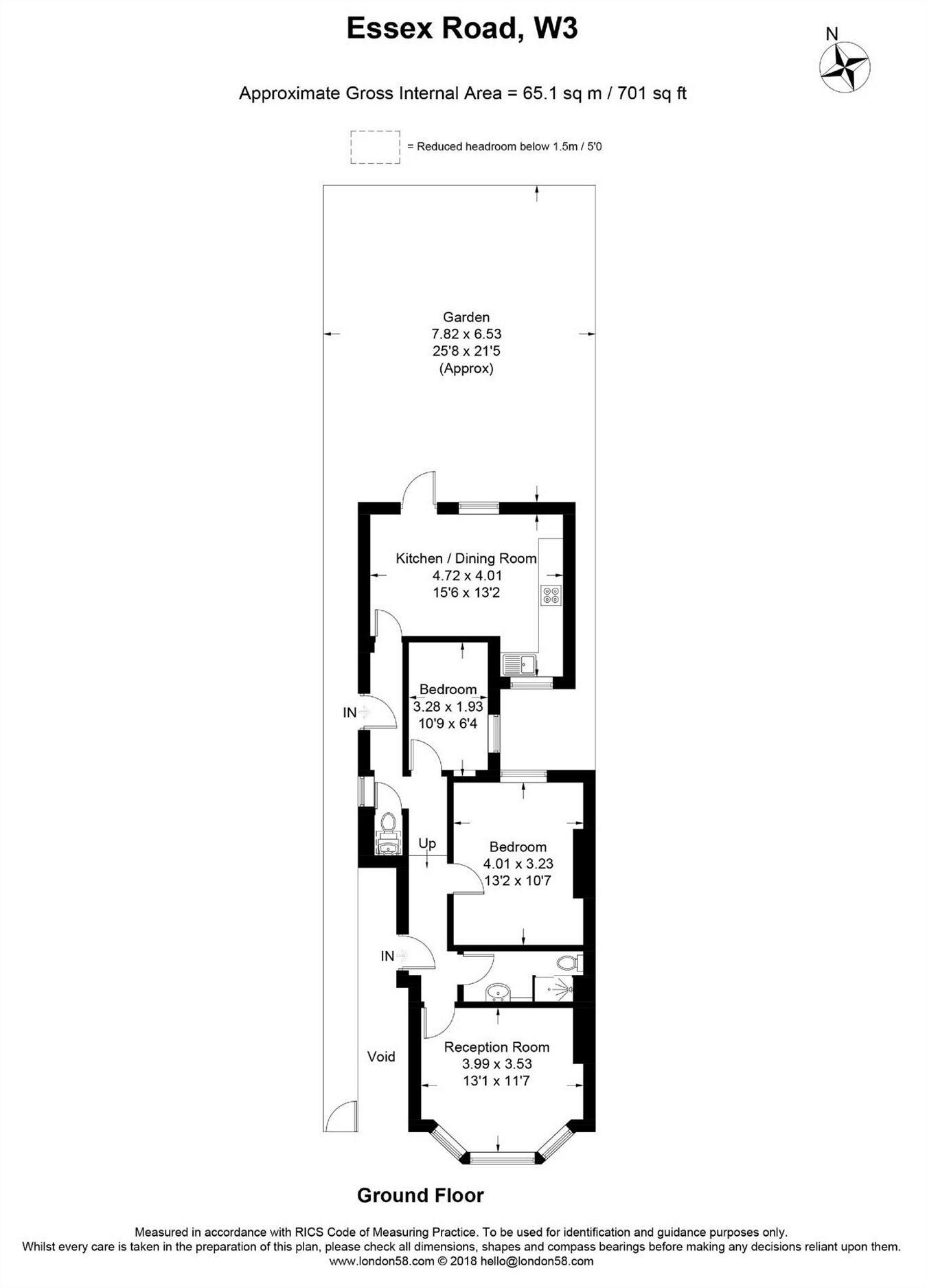 3 Bedrooms Flat to rent in Essex Road, London W3