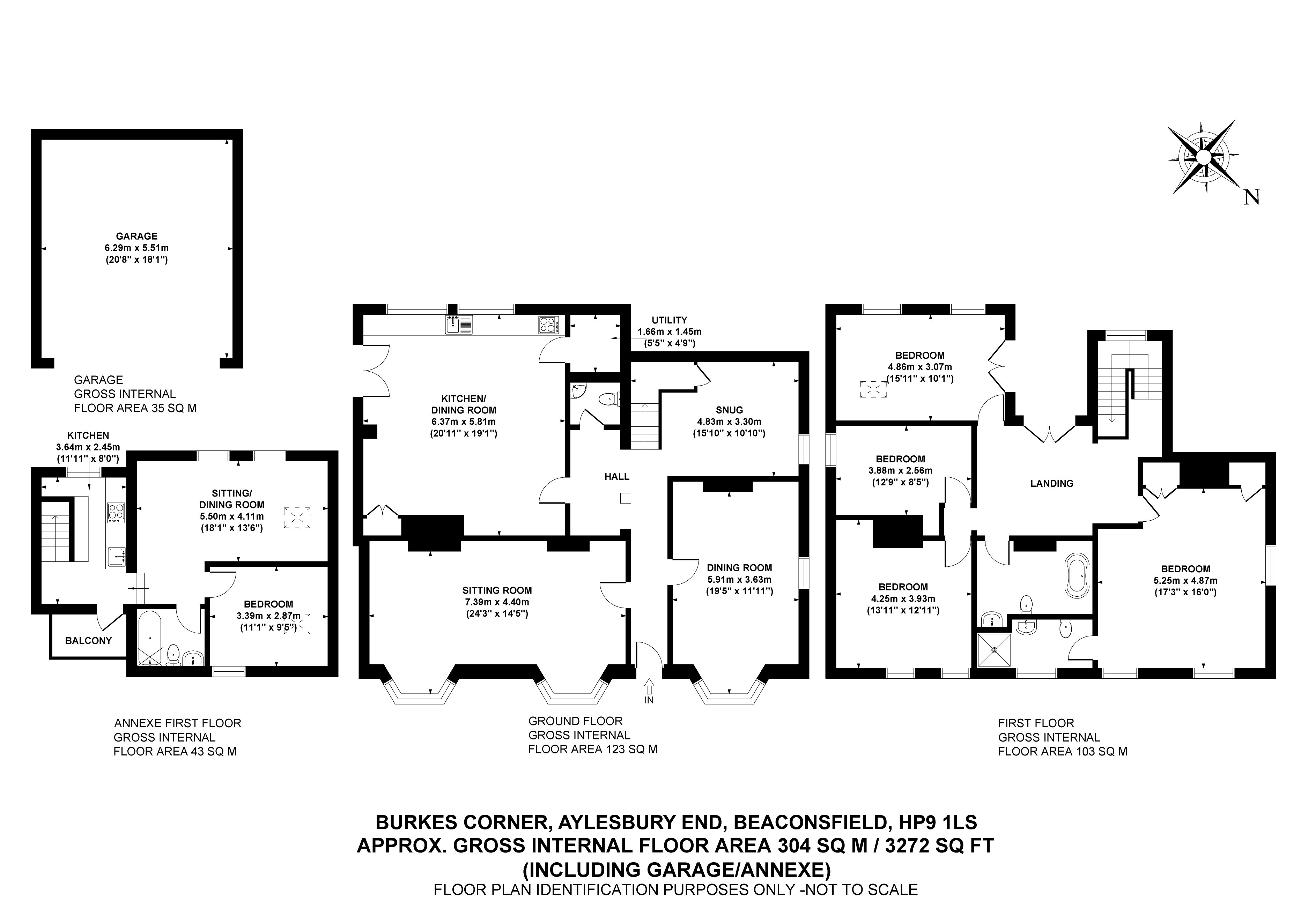 Burkes Corner, 87, Aylesbury End, Buckinghamshire floorplan
