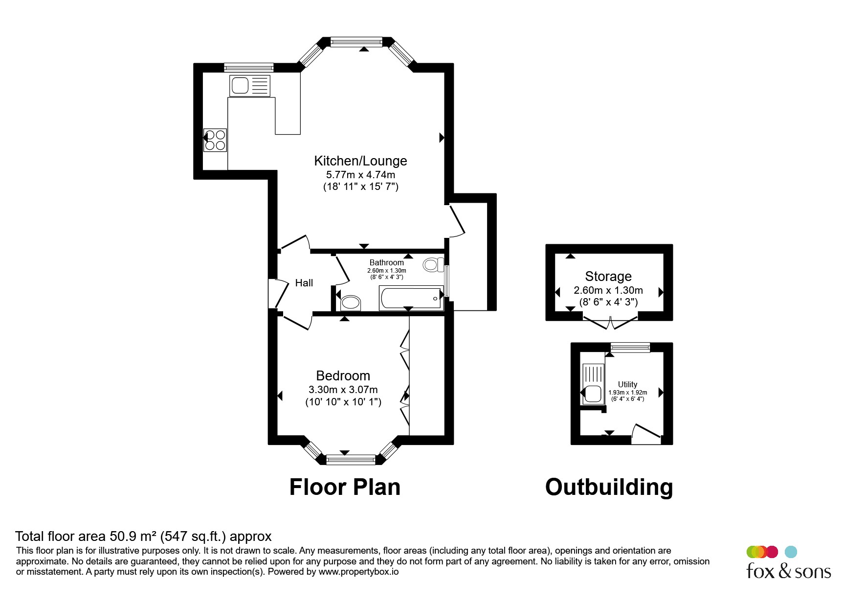 Flat 4, 41, Springfield Road, Brighton floorplan