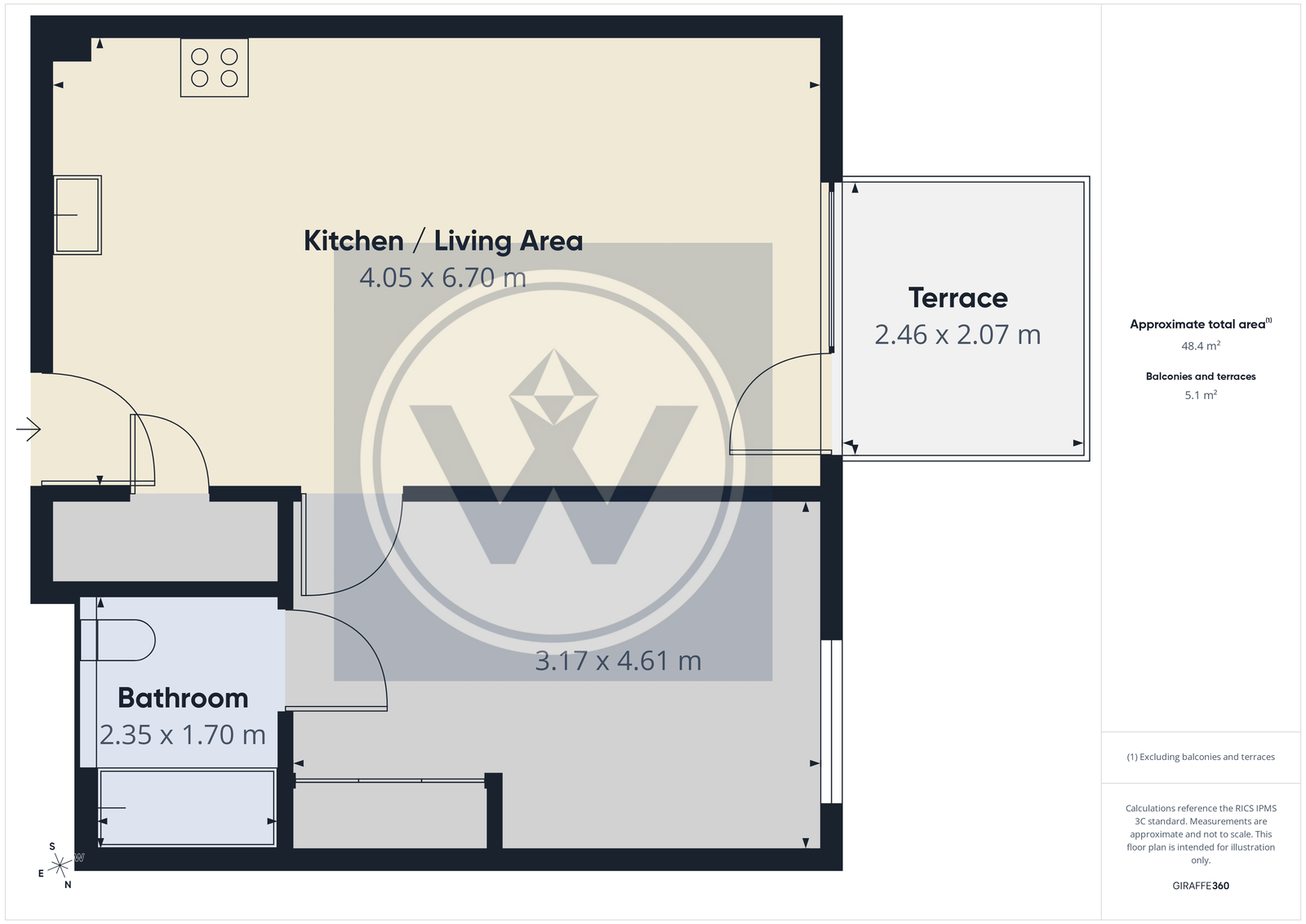 Flat 57,7 Gramophone Lane, Hayes floorplan