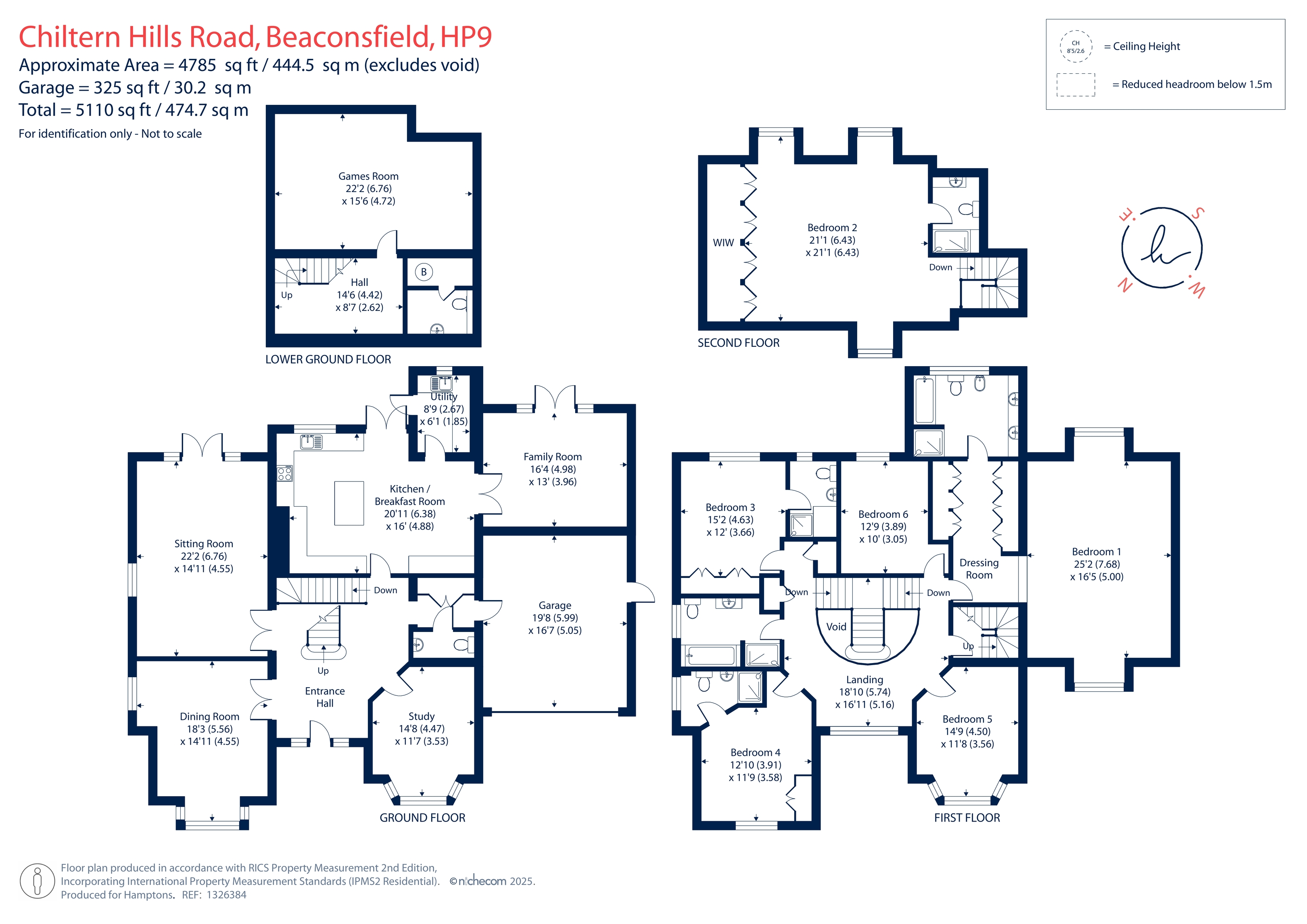 11, Chiltern Hills Road, Beaconsfield floorplan