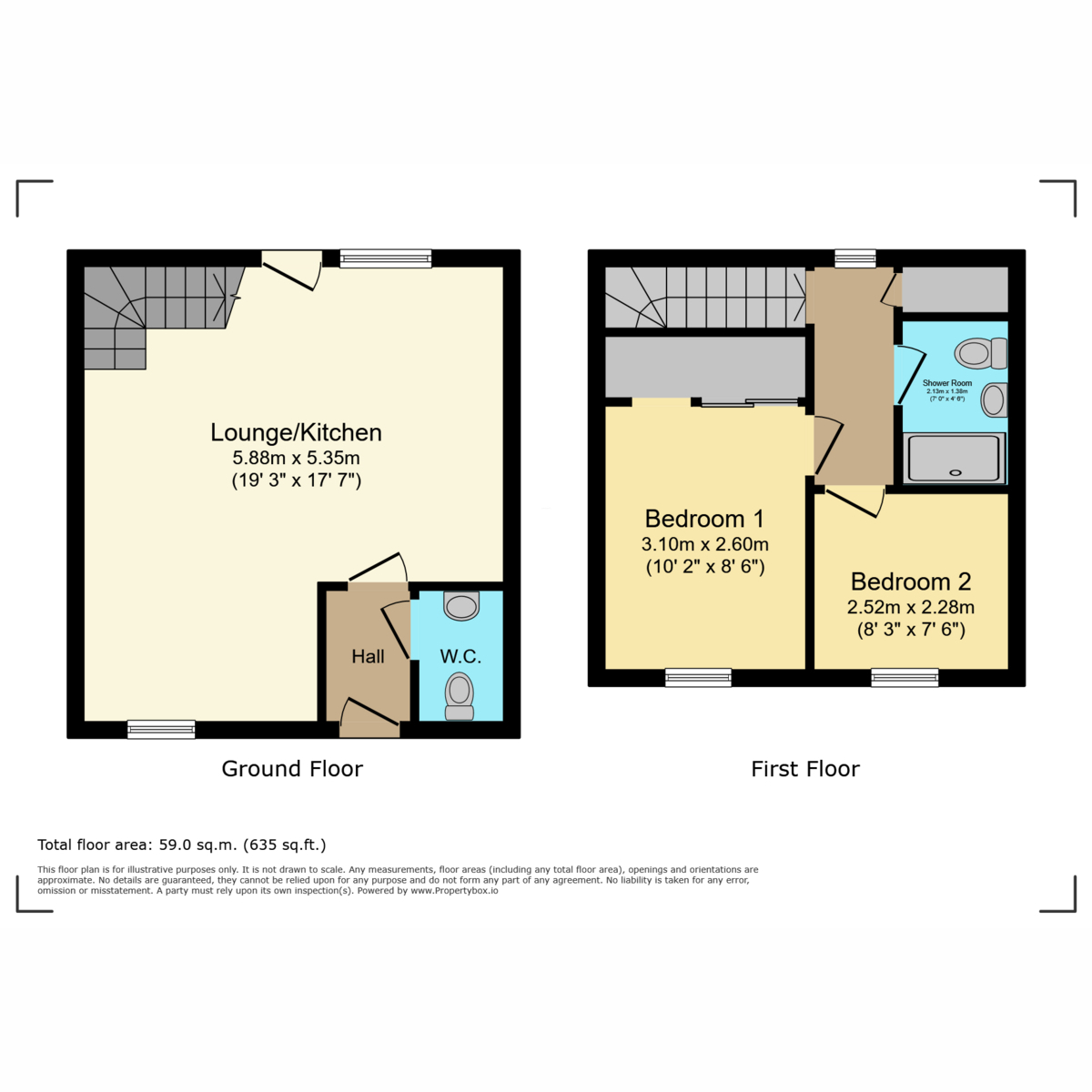 63, Albert Way, Isle Of Wight floorplan