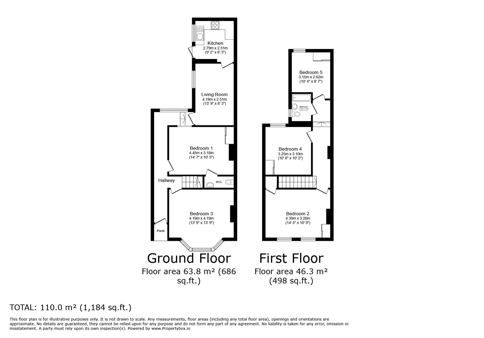 Wyeverne Road, Cardiff floorplan