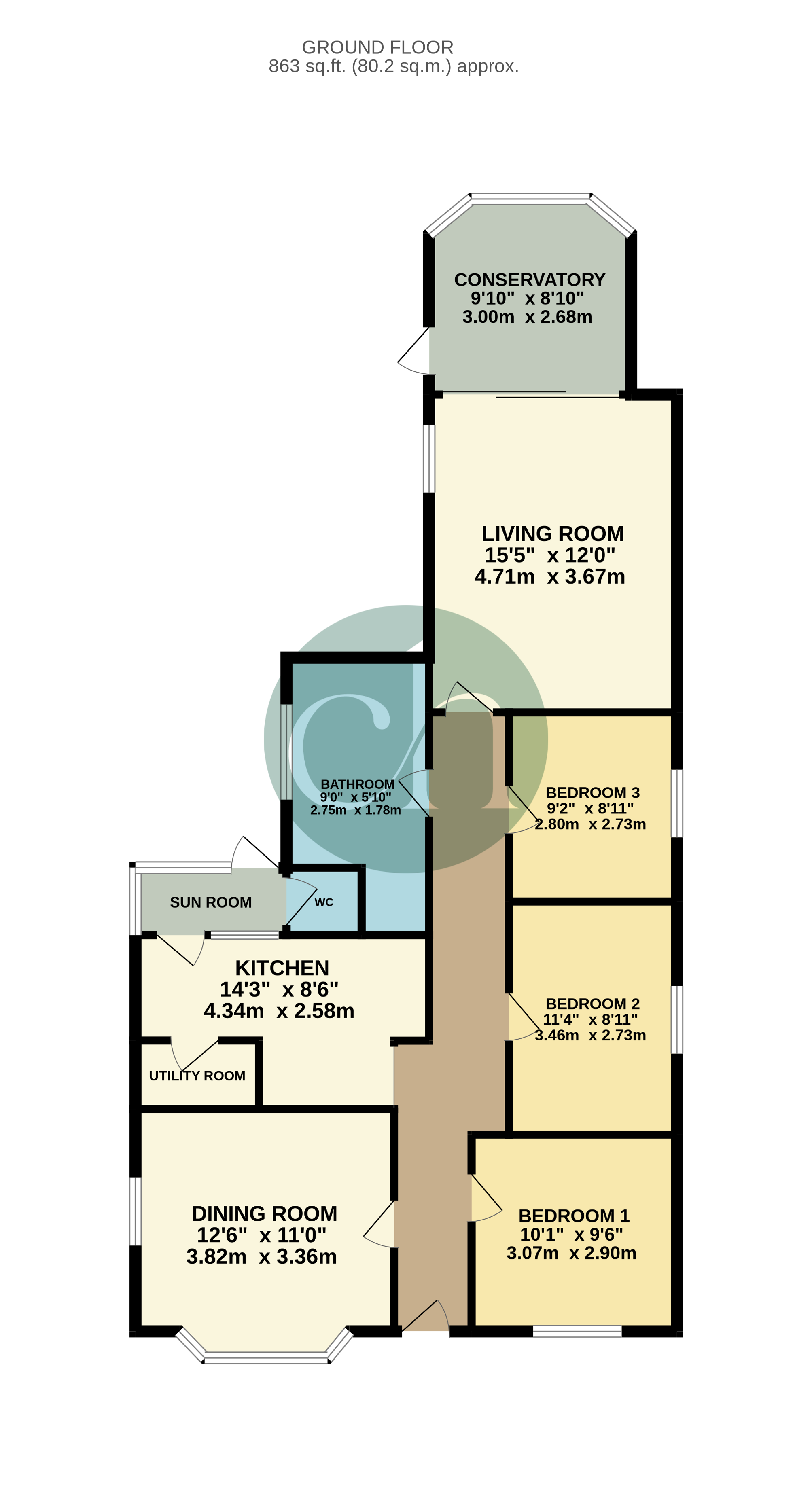 20, Draycott Road, Swindon floorplan
