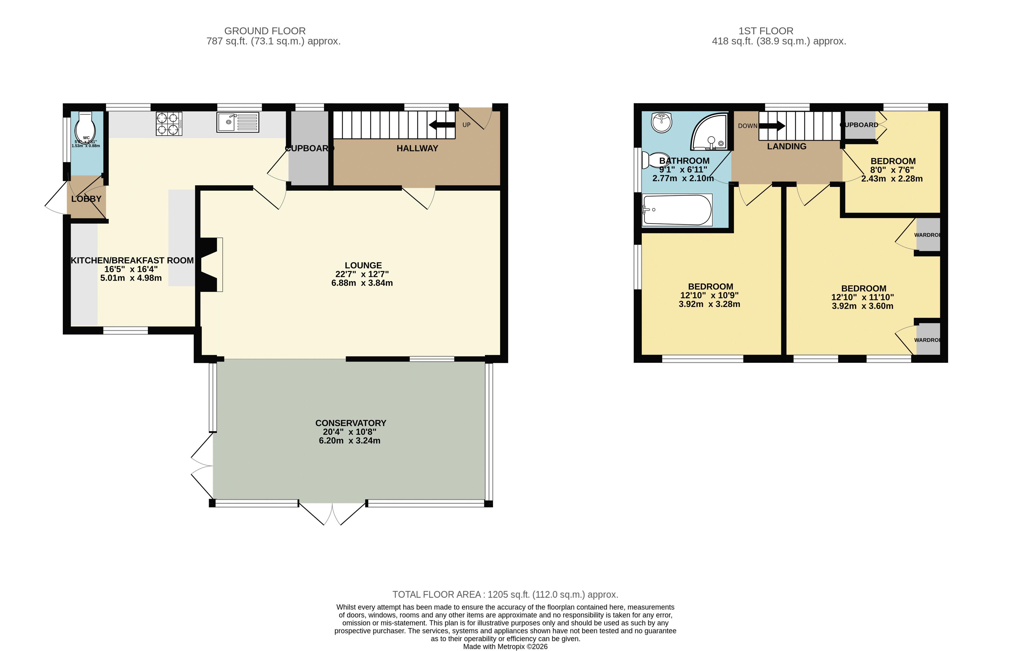 34, Hansard Crescent, Market Rasen floorplan