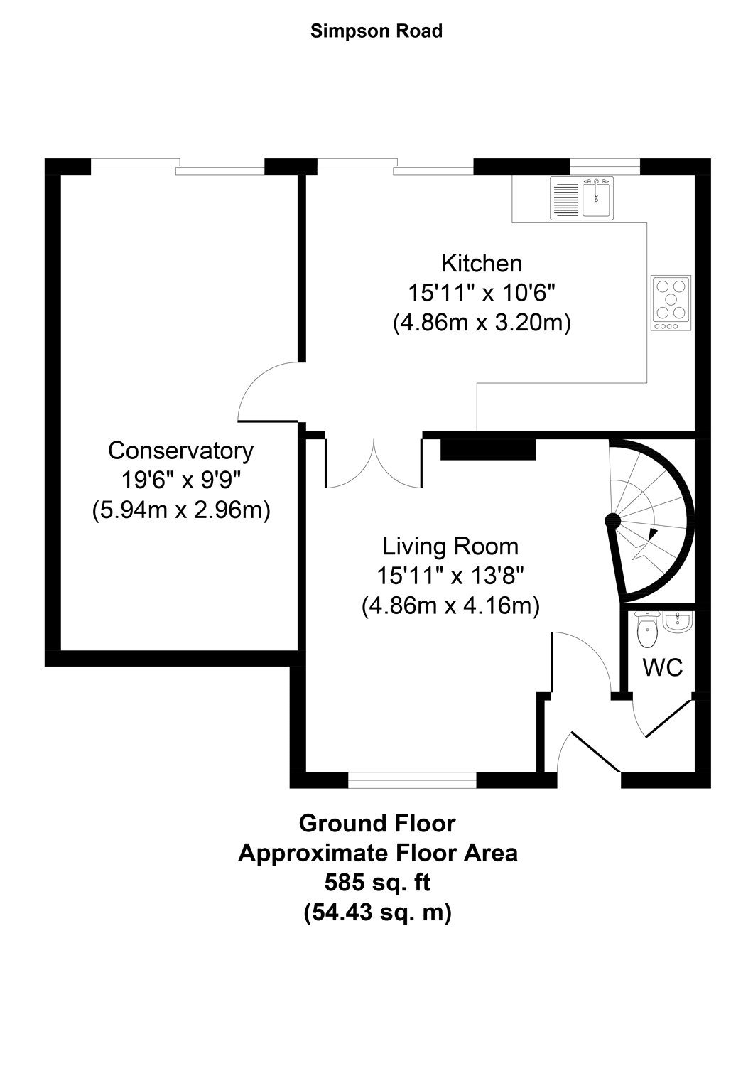 3 Bedrooms Semi-detached house for sale in Simpson Road, Snodland, Kent ME6