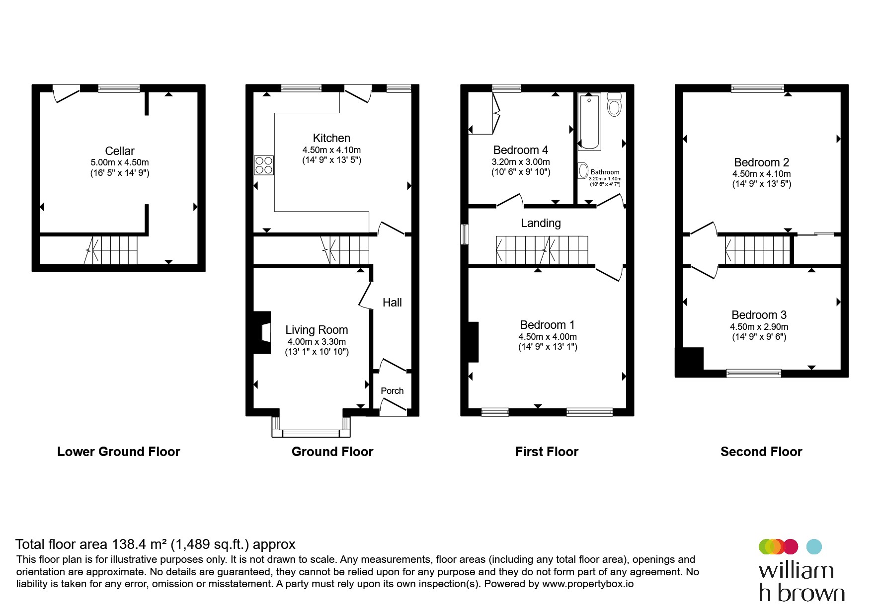 1a, Morris Grove, Leeds floorplan