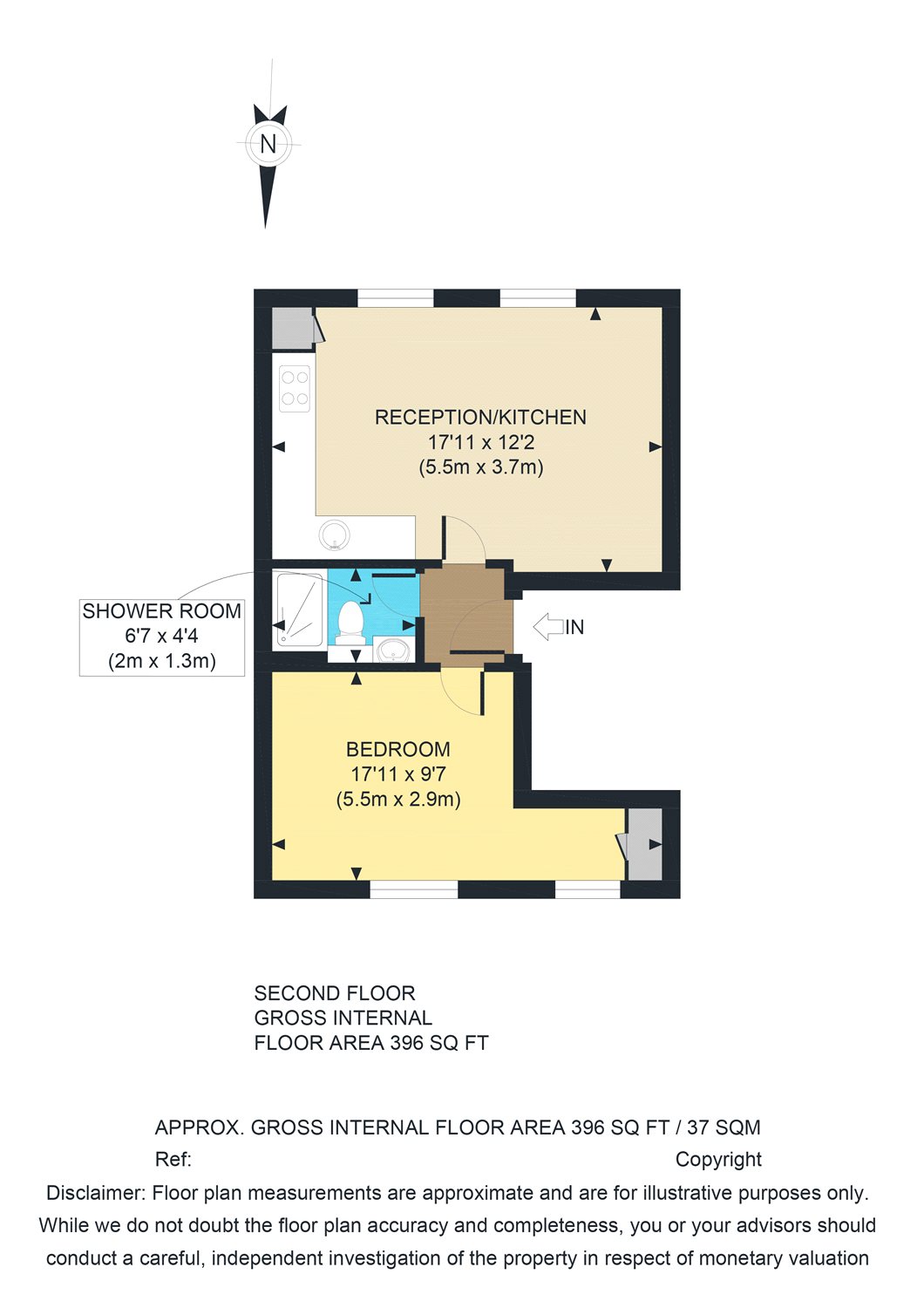 1 Bedrooms Flat to rent in Amhurst Road, Hackney, London E8