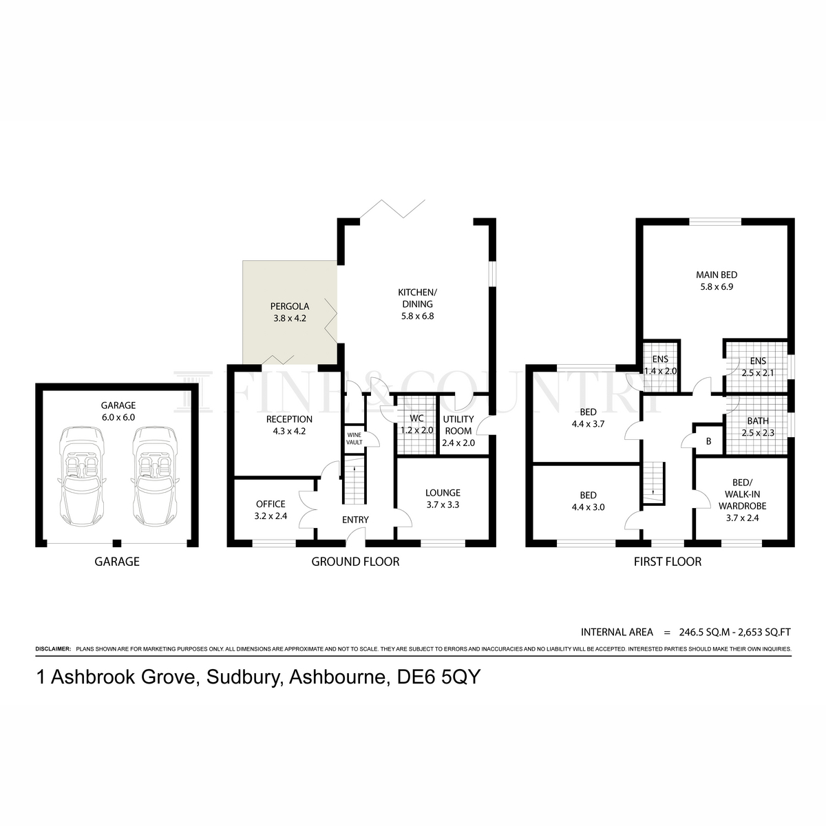 1, Ashbrook Grove, Derbyshire floorplan
