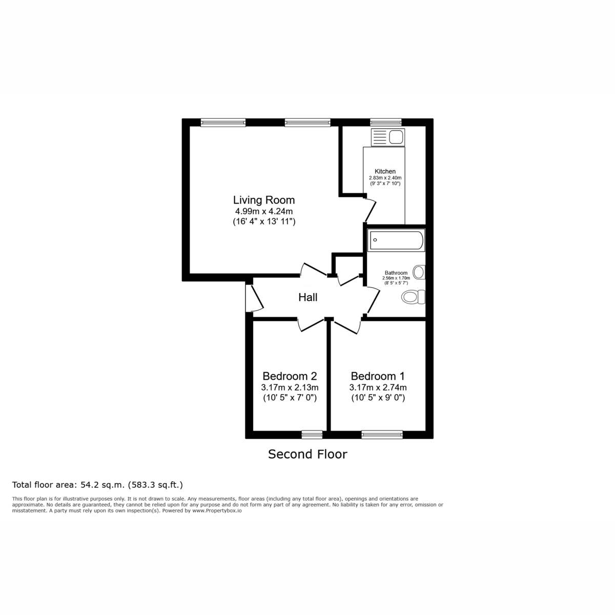 53, East Stour Way, Ashford floorplan