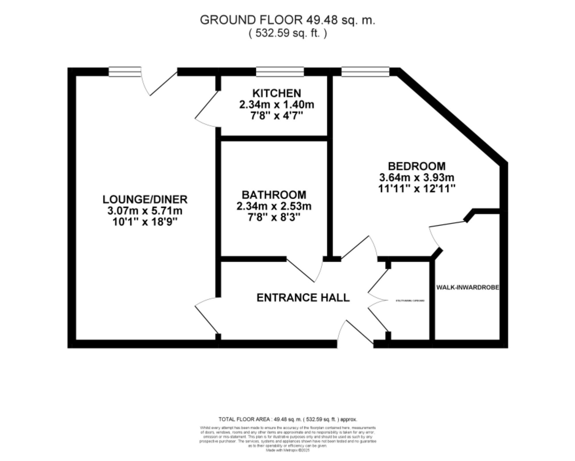 31 Joules Place Stafford Street, Market Drayton floorplan