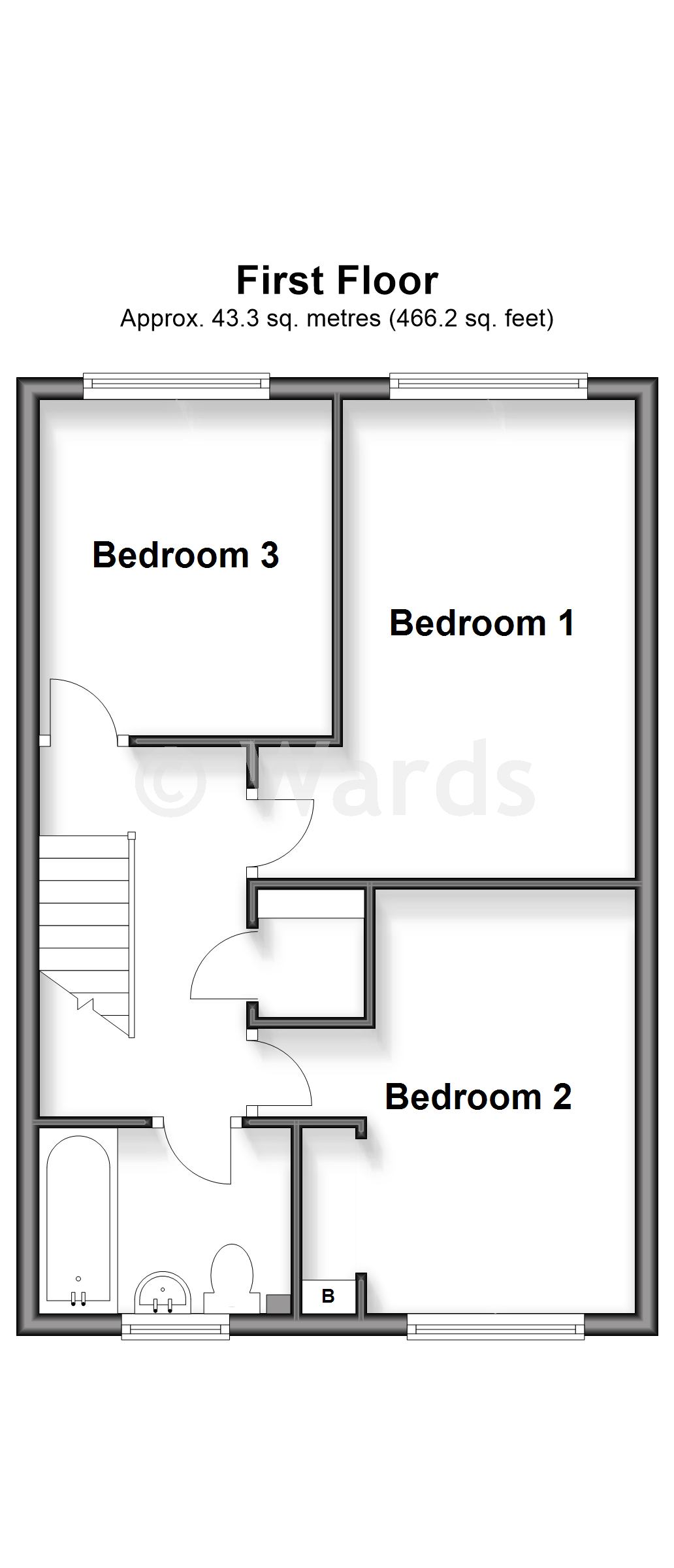 3, Barnfield, Herne Bay floorplan