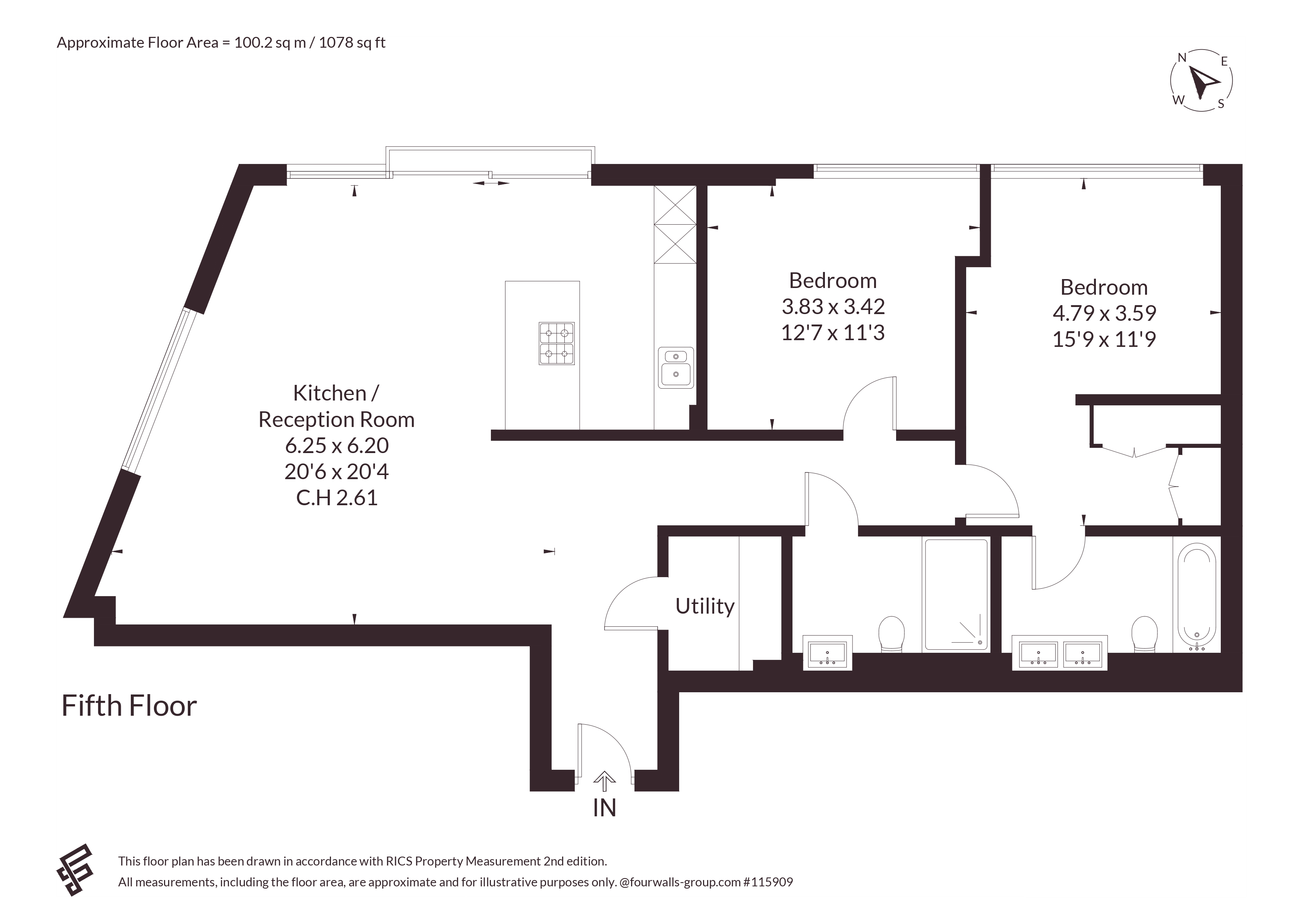 Radnor Terrace, London floorplan