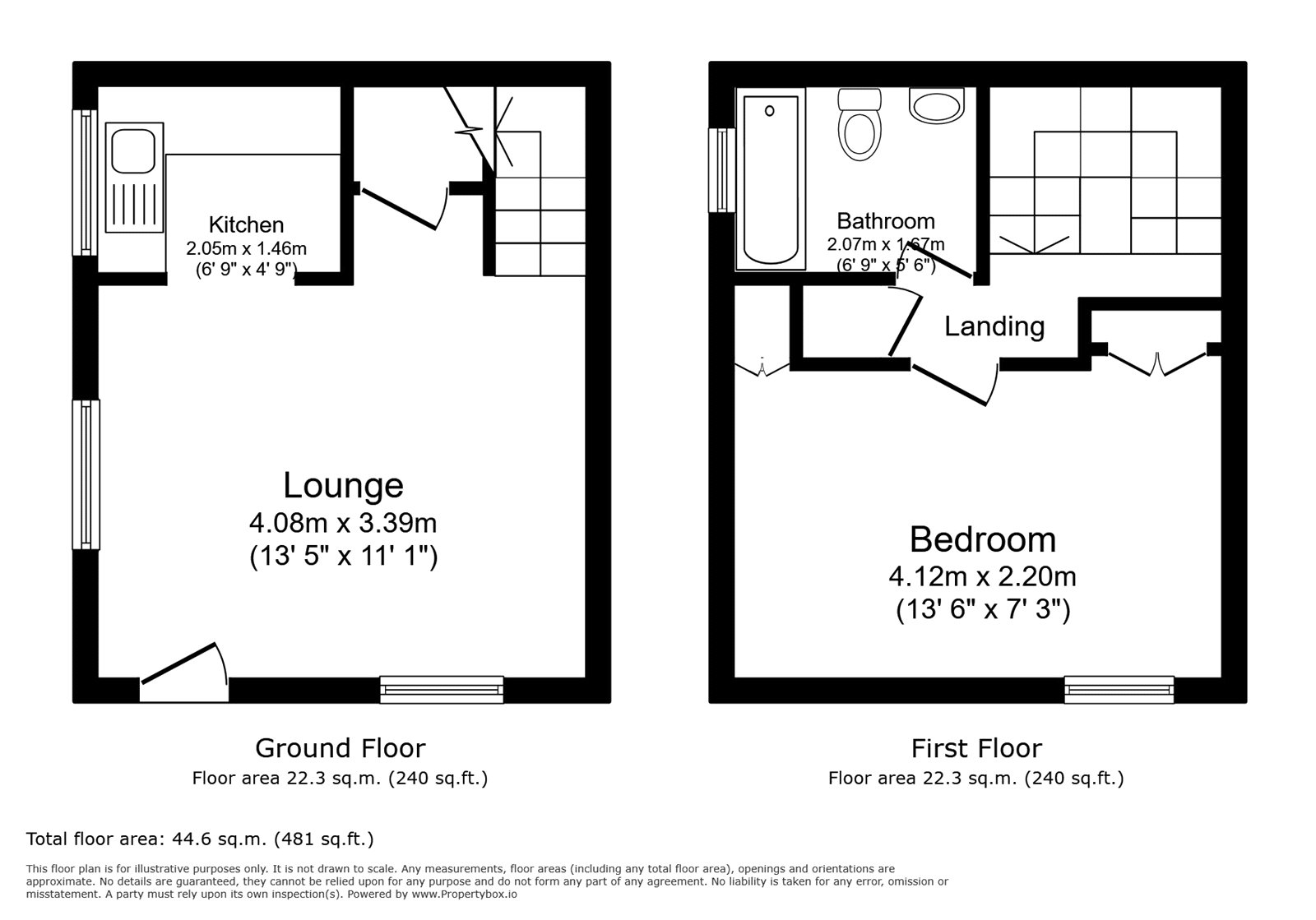 21, Rushmoor Gardens, Reading floorplan