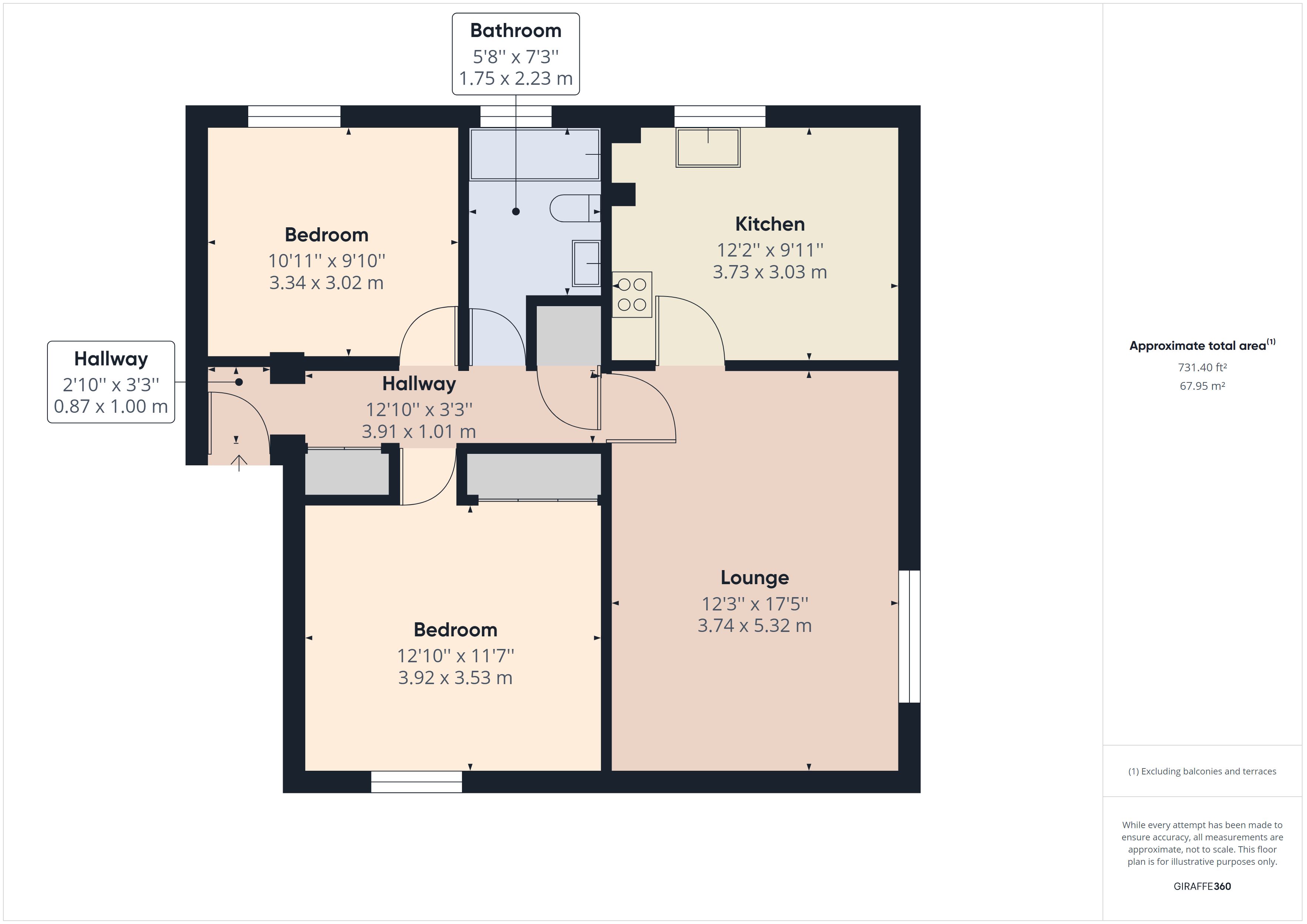 King Close, Cheltenham, Gloucestershire GL53, 2 bedroom flat for sale 64150545