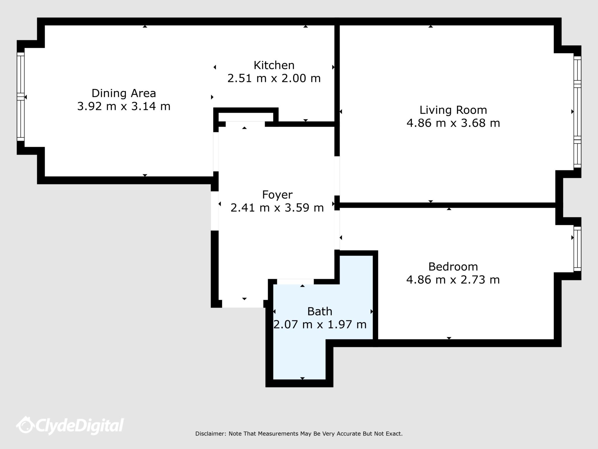 2/1 Stewart Place, Bridge Of Weir Road, Kilmacolm floorplan