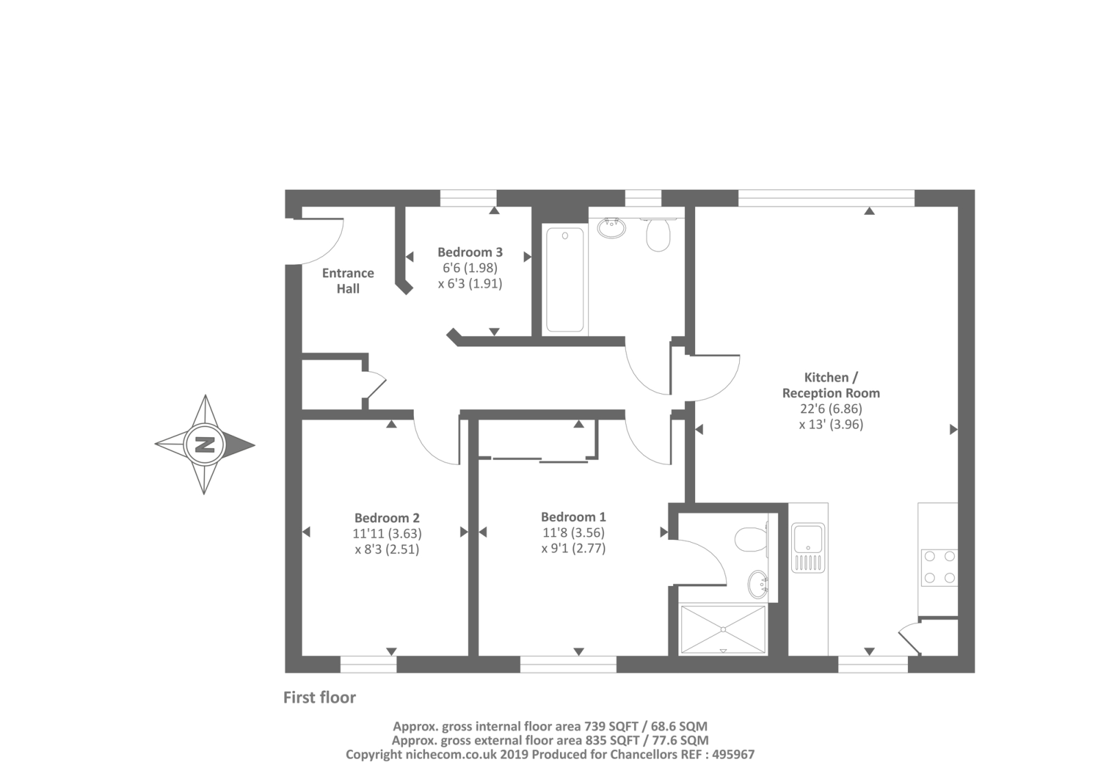 2 Bedrooms Flat for sale in Ryemead Boulevard, High Wycombe HP11