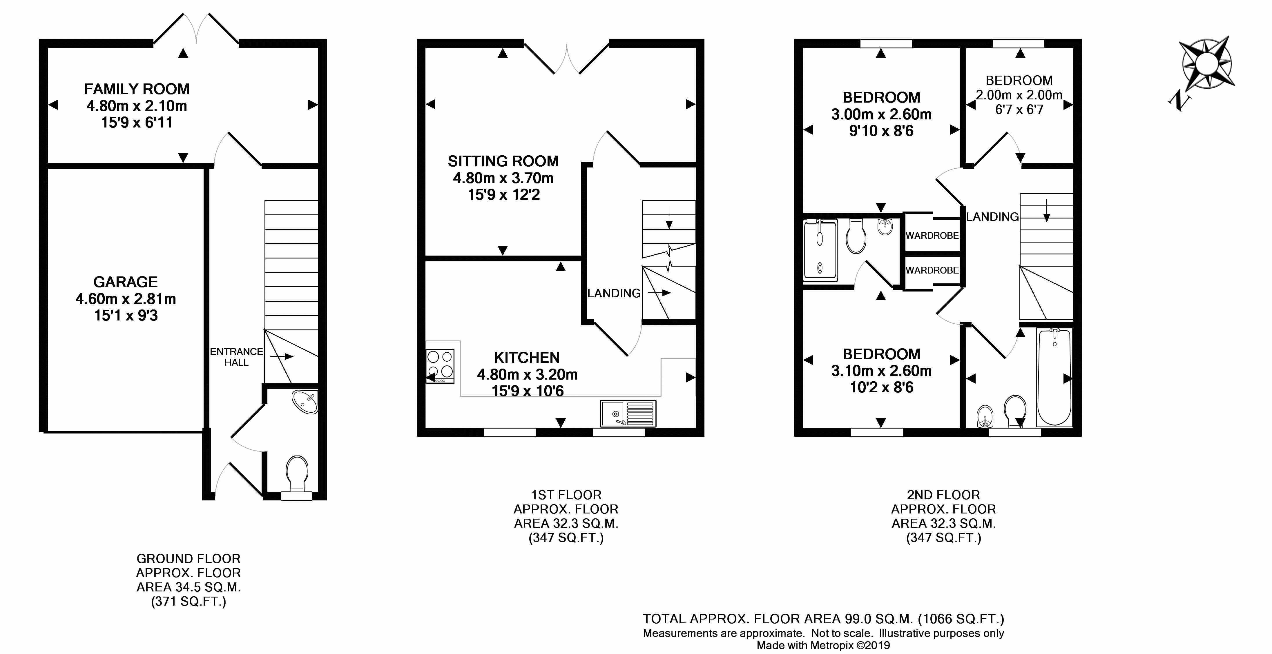 3 Bedrooms Terraced house for sale in Kilford Close, Amesbury, Salisbury SP4