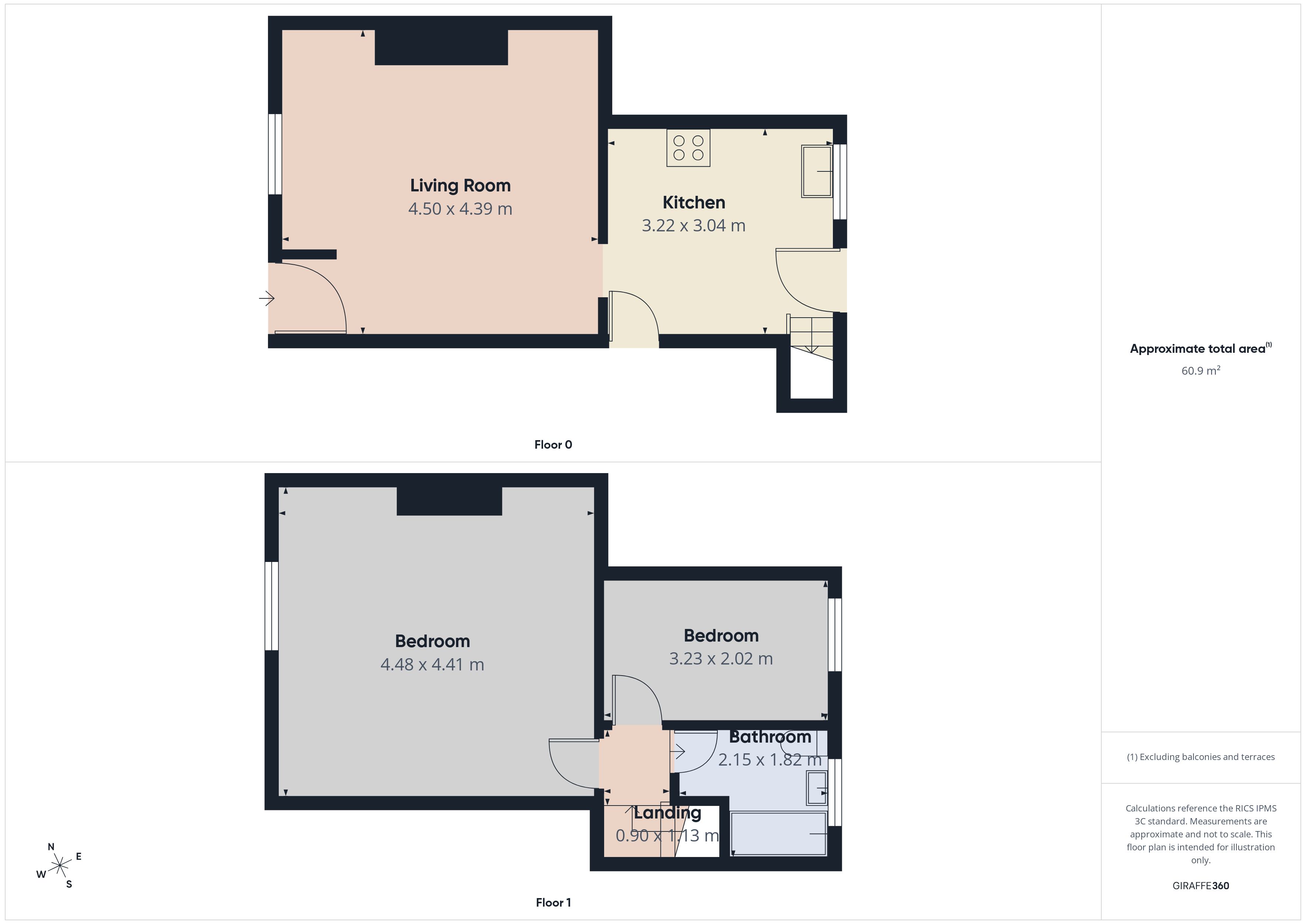 64, Milnrow Road, Shaw floorplan
