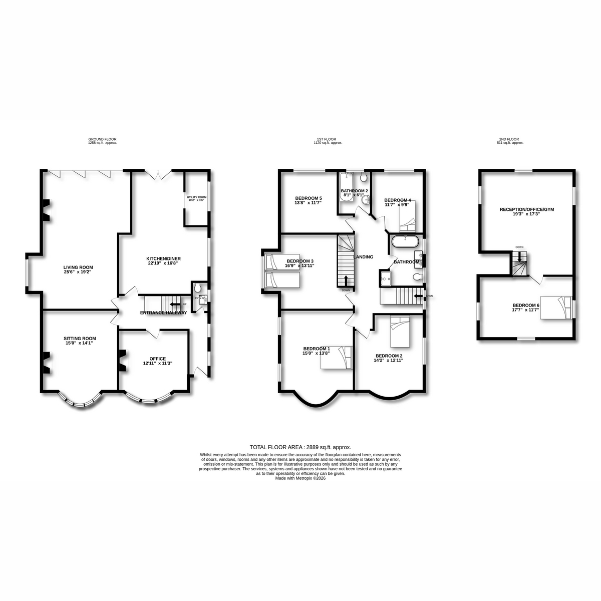 27, Kenilworth Gardens, Westcliff-on-sea floorplan