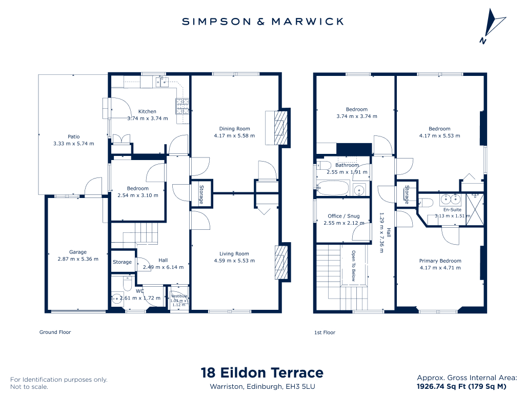 18, Eildon Terrace, Edinburgh floorplan