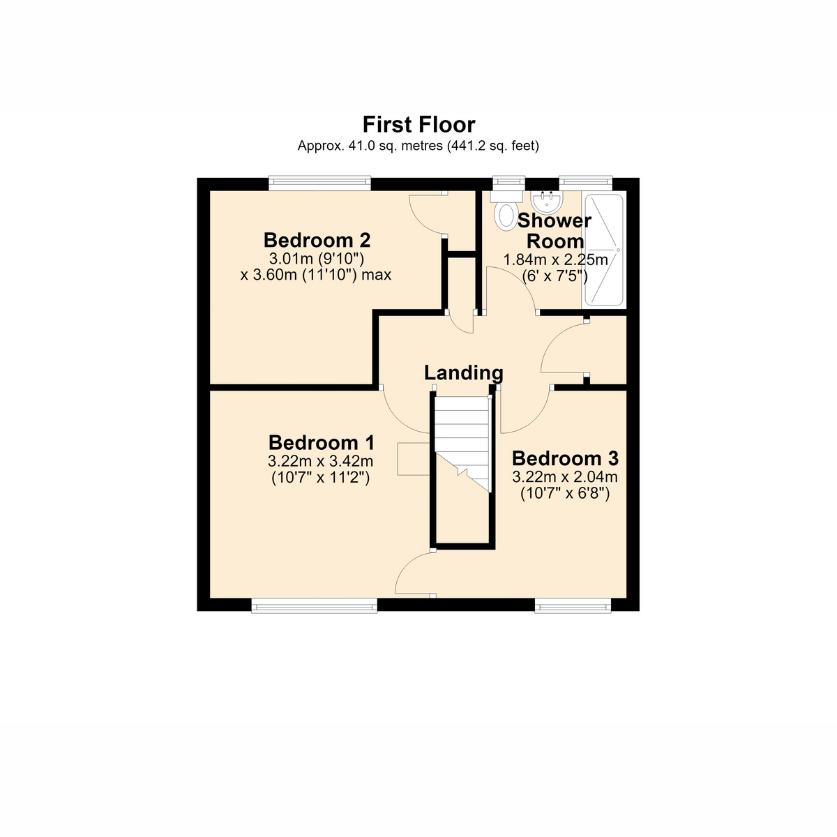 7, Hele Gardens, Plymouth floorplan