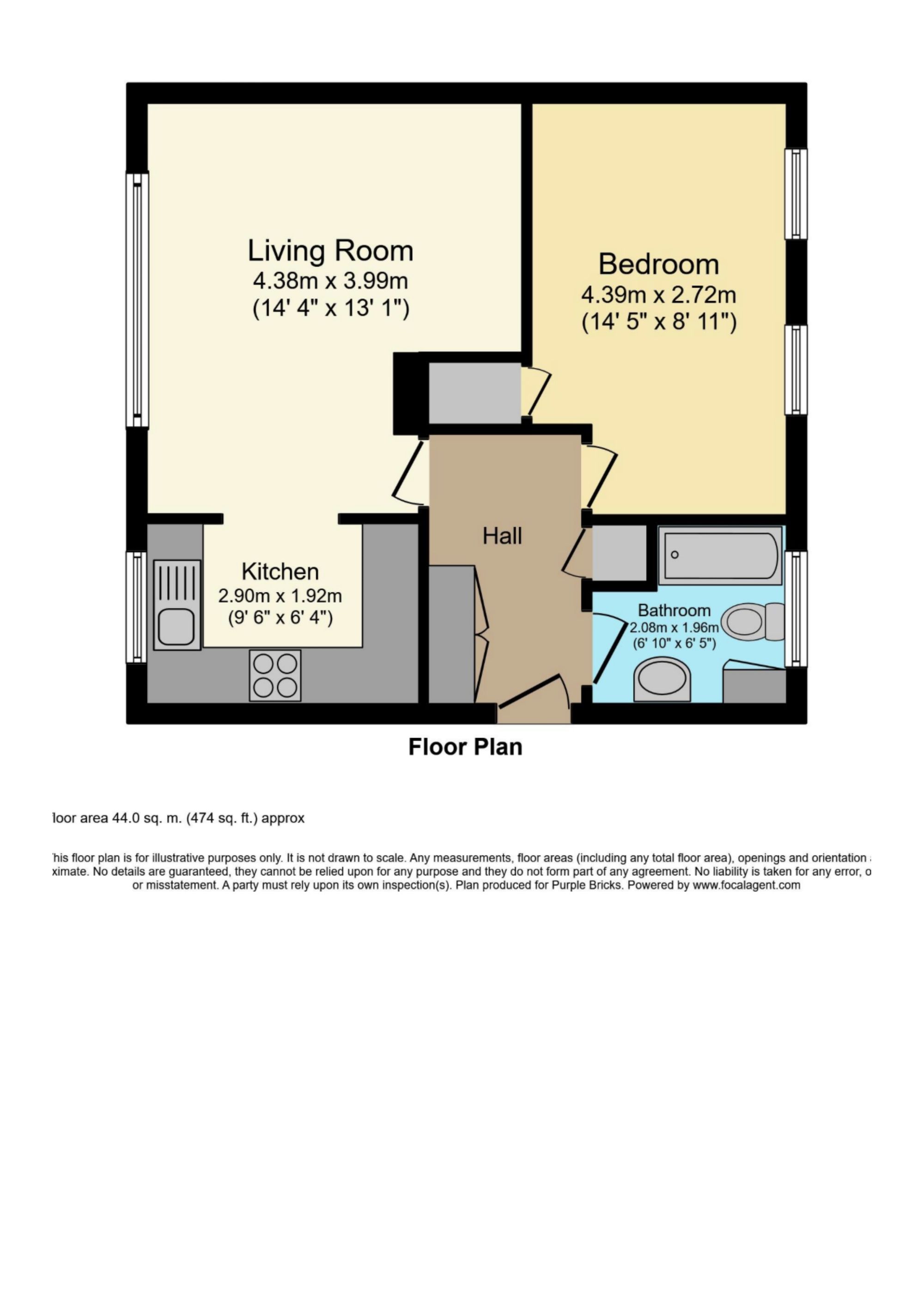 49 Ivy Road, London floorplan