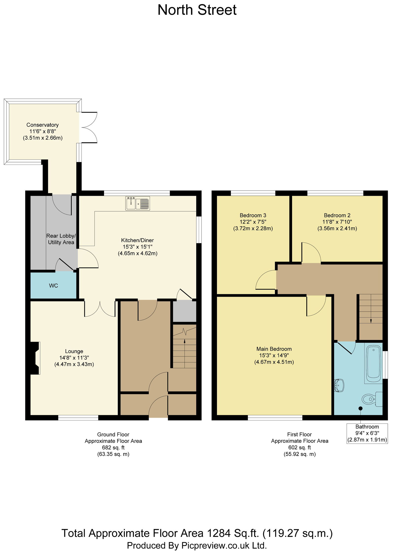 34, North Street, Hull floorplan