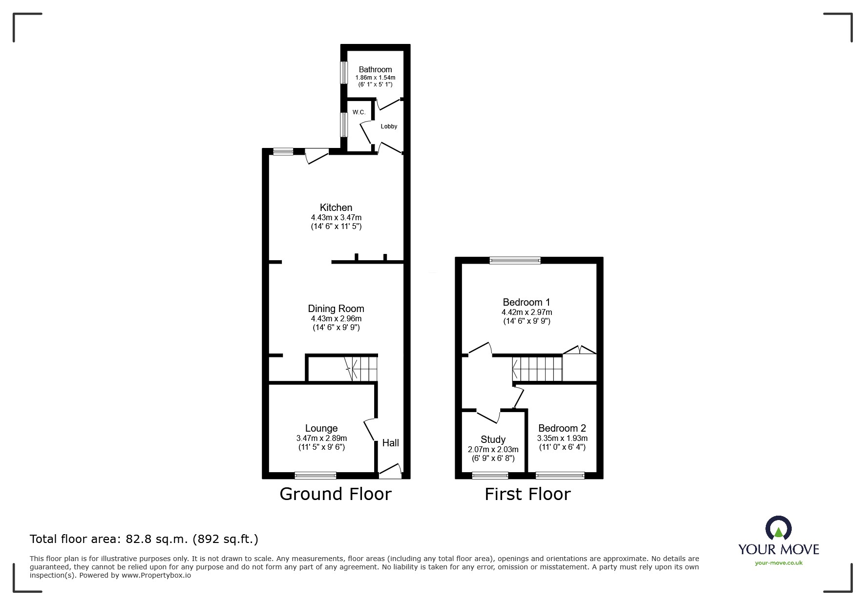 96, Alma Street, Kent floorplan