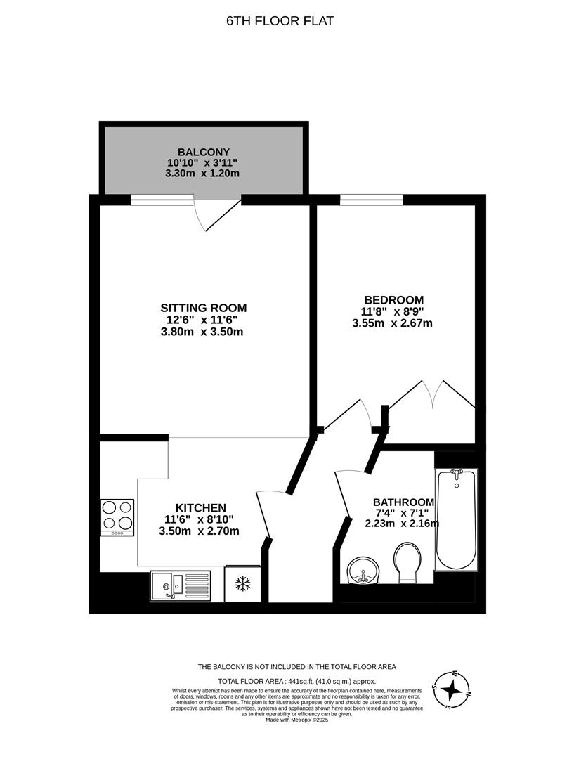 119 Porter Brook, 201 Ecclesall Road, Sheffield floorplan