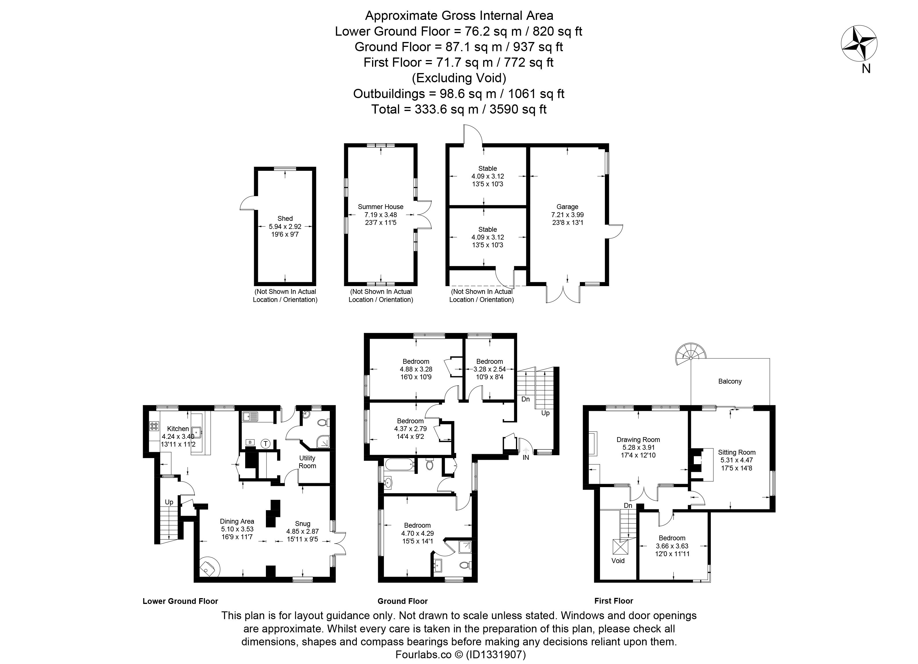 Cedar Hill, Lee Priory, Canterbury floorplan